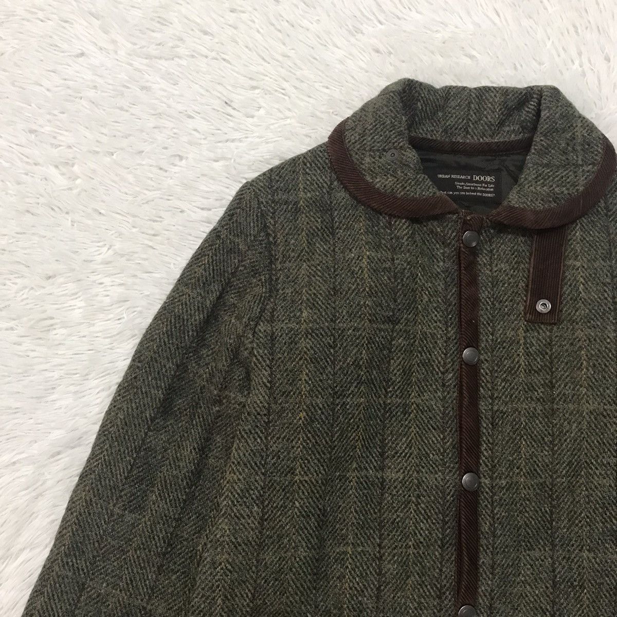Harris Tweed Wool Urban Research Doors x Harris Tweed Jacket Size US S / EU 44-46 / 1 - 5 Thumbnail
