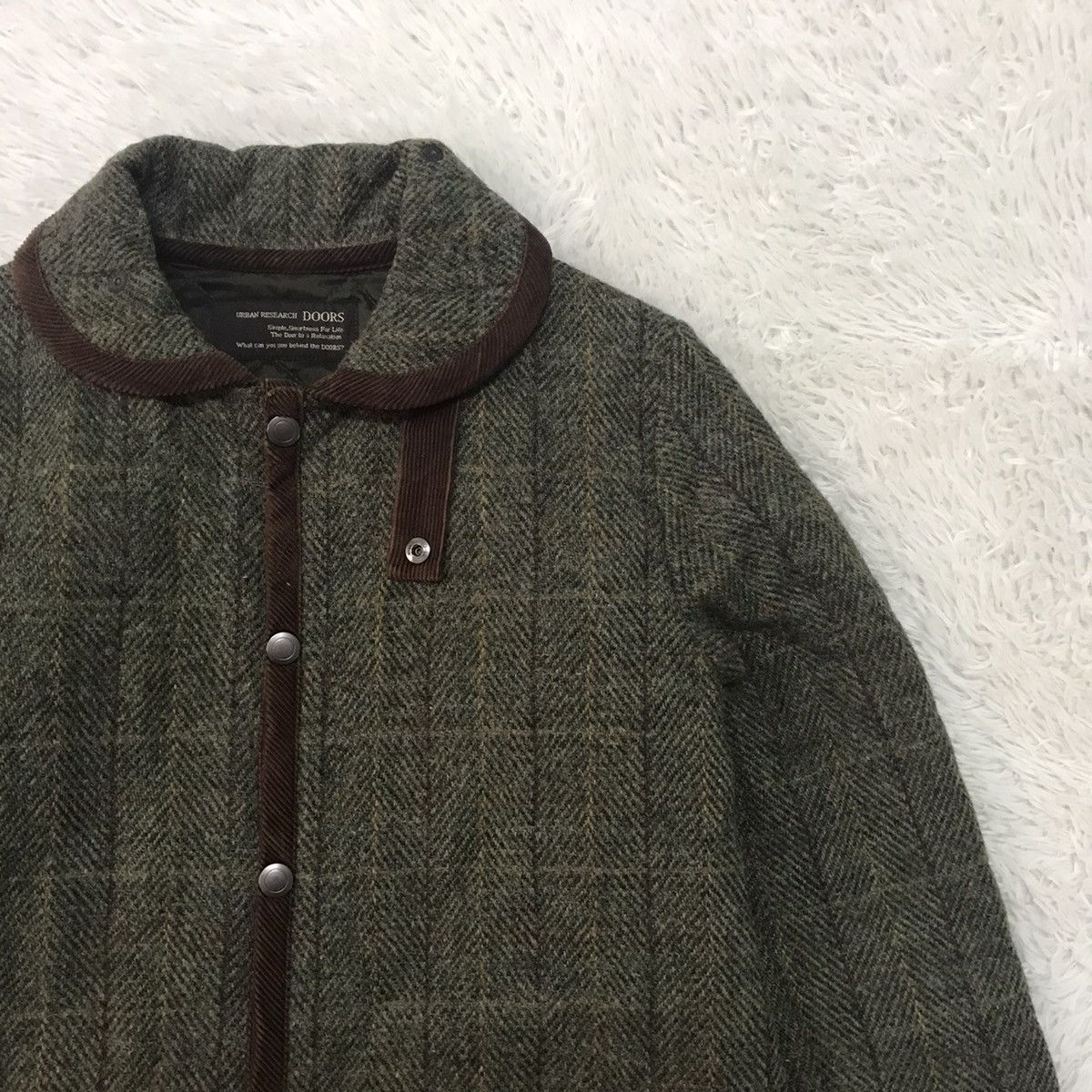 Harris Tweed Wool Urban Research Doors x Harris Tweed Jacket Size US S / EU 44-46 / 1 - 6 Thumbnail