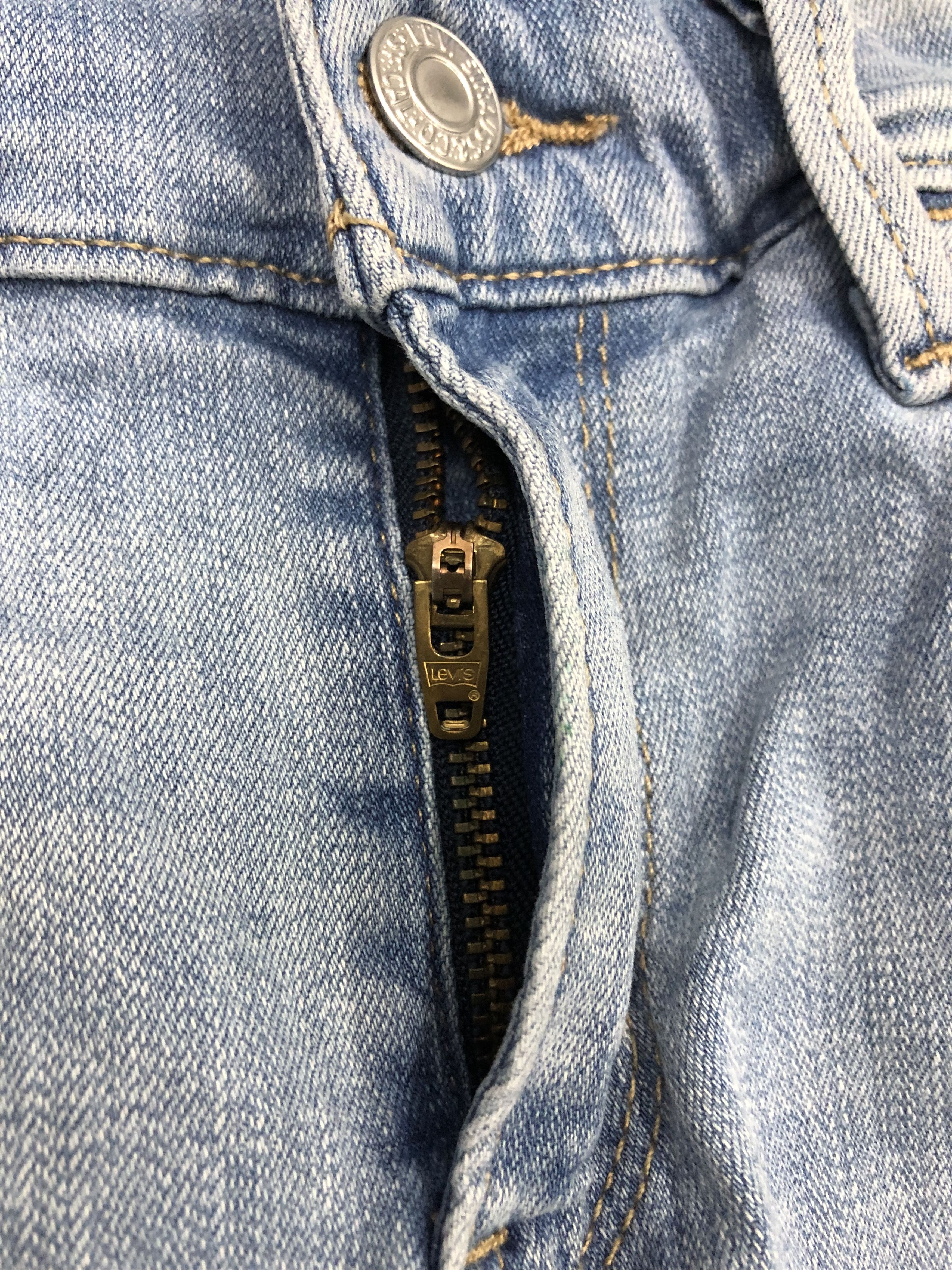Levi's Vintage 710 Faded Blue Skinny Jeans DP1225 Size US 27 - 11 Thumbnail