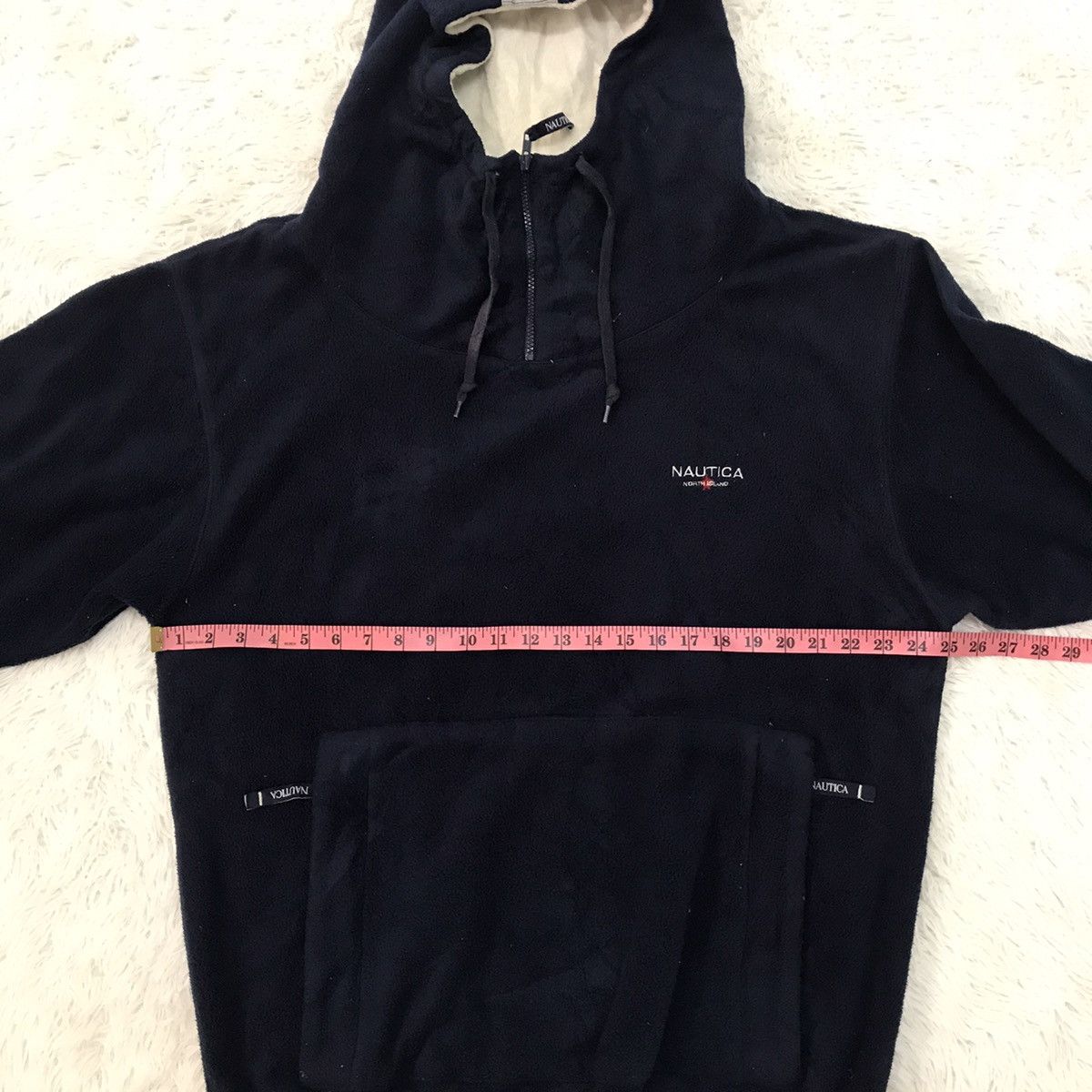 Nautica Big Logo Nautica Sweater Fleece Wide Hoodie Size US L / EU 52-54 / 3 - 17 Thumbnail