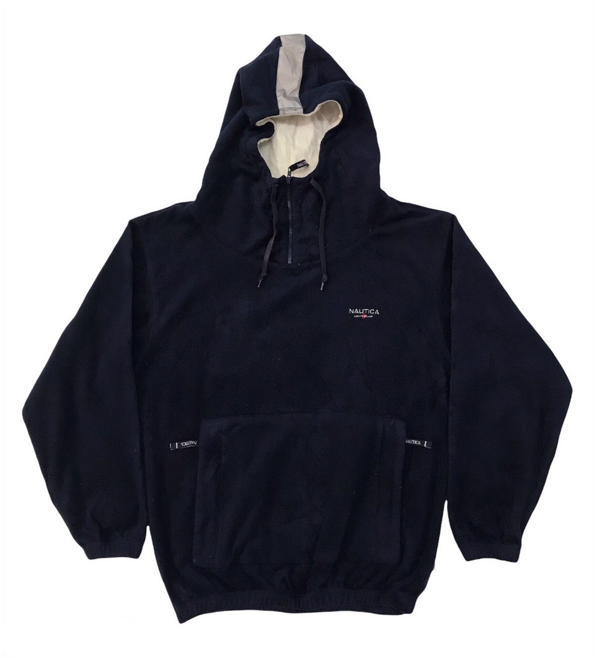 Nautica Big Logo Nautica Sweater Fleece Wide Hoodie Size US L / EU 52-54 / 3 - 2 Thumbnail