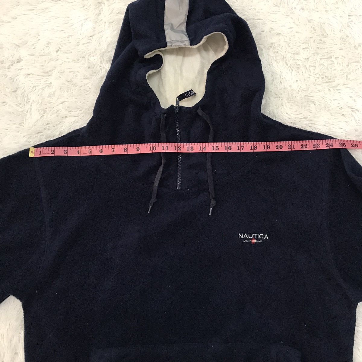 Nautica Big Logo Nautica Sweater Fleece Wide Hoodie Size US L / EU 52-54 / 3 - 19 Thumbnail