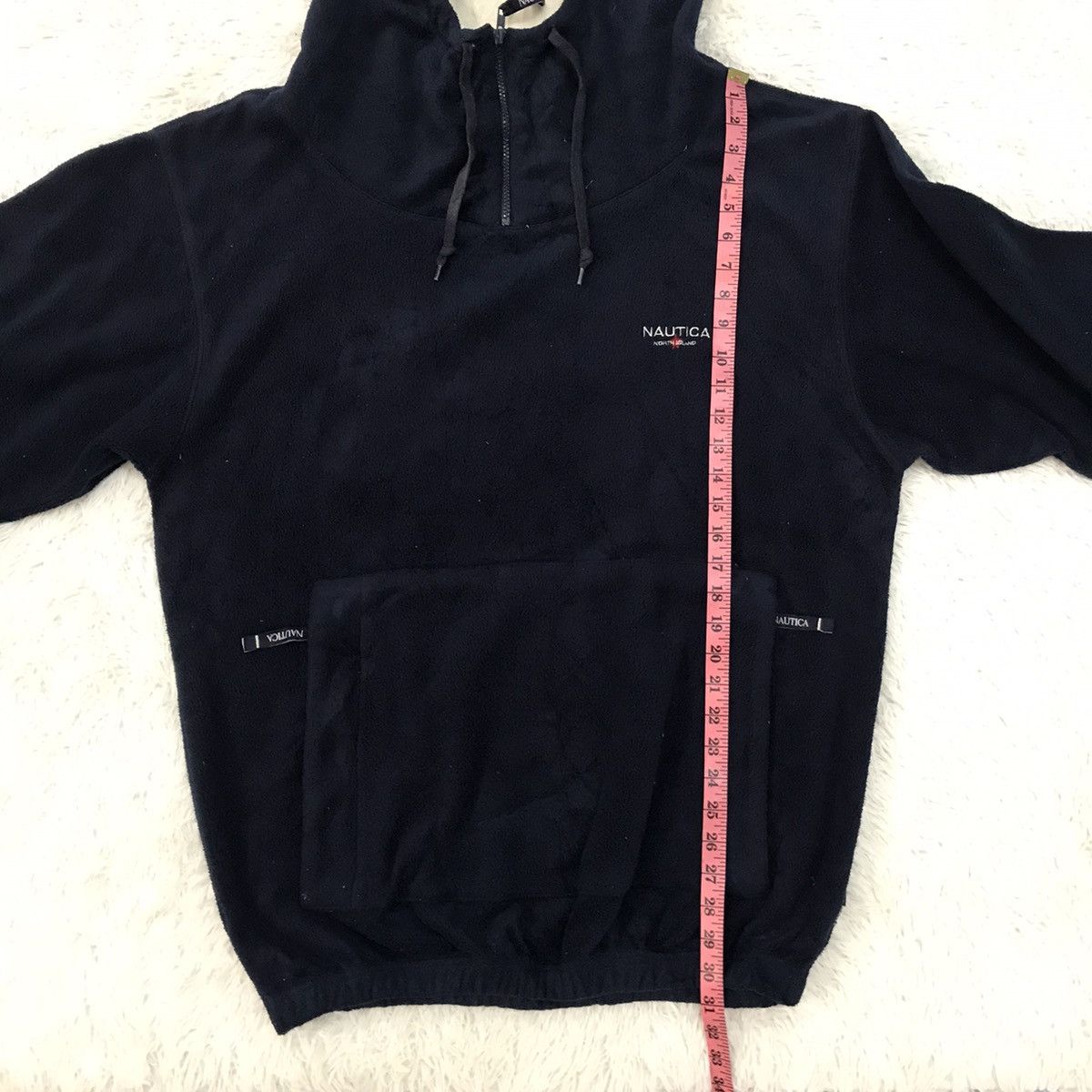 Nautica Big Logo Nautica Sweater Fleece Wide Hoodie Size US L / EU 52-54 / 3 - 18 Thumbnail