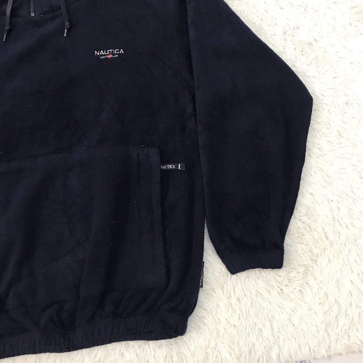 Nautica Big Logo Nautica Sweater Fleece Wide Hoodie Size US L / EU 52-54 / 3 - 6 Thumbnail