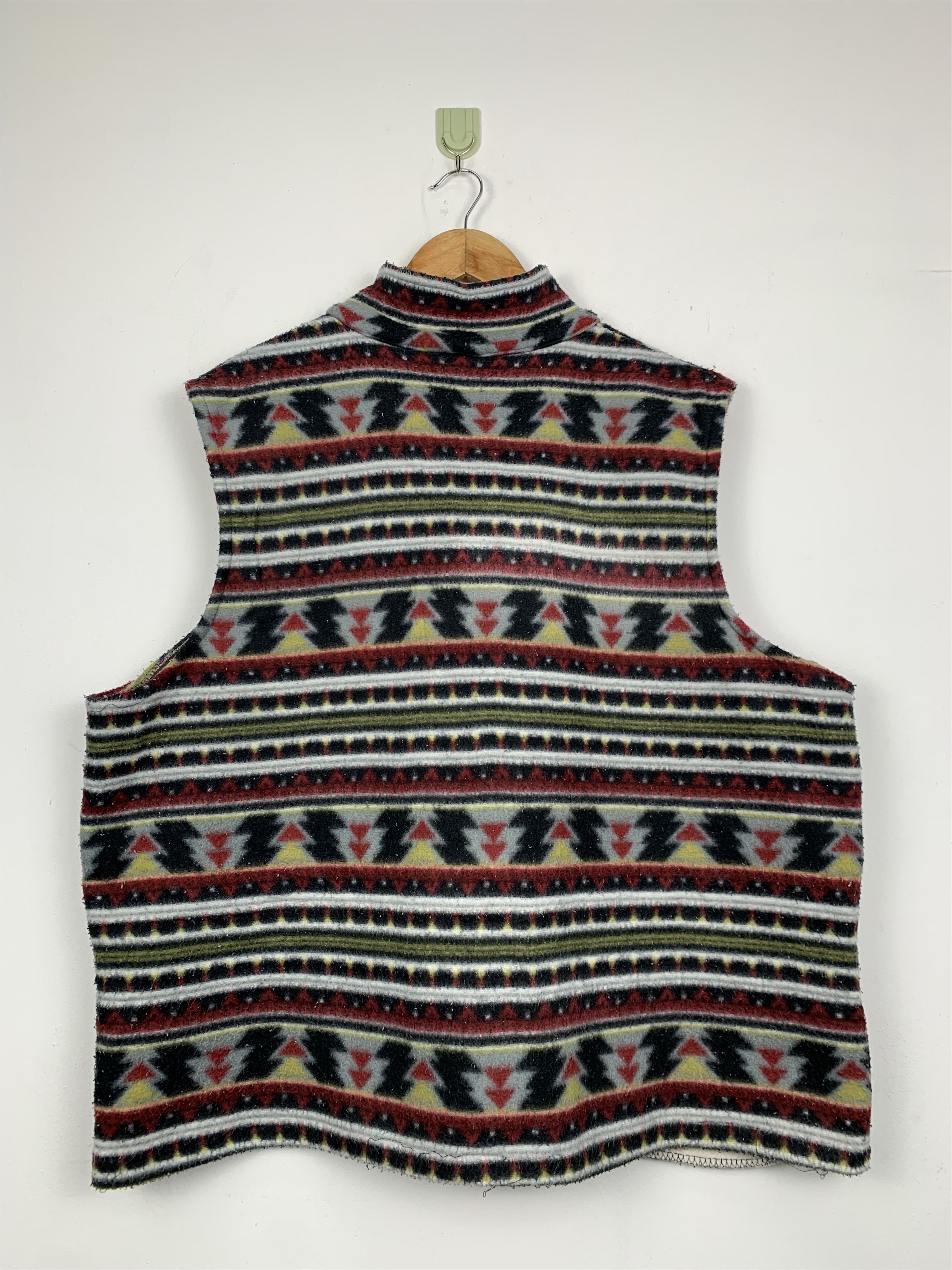 Japanese Brand × Vintage Vintage Navajo Native Sleeveless vest Size US L / EU 52-54 / 3 - 3 Thumbnail