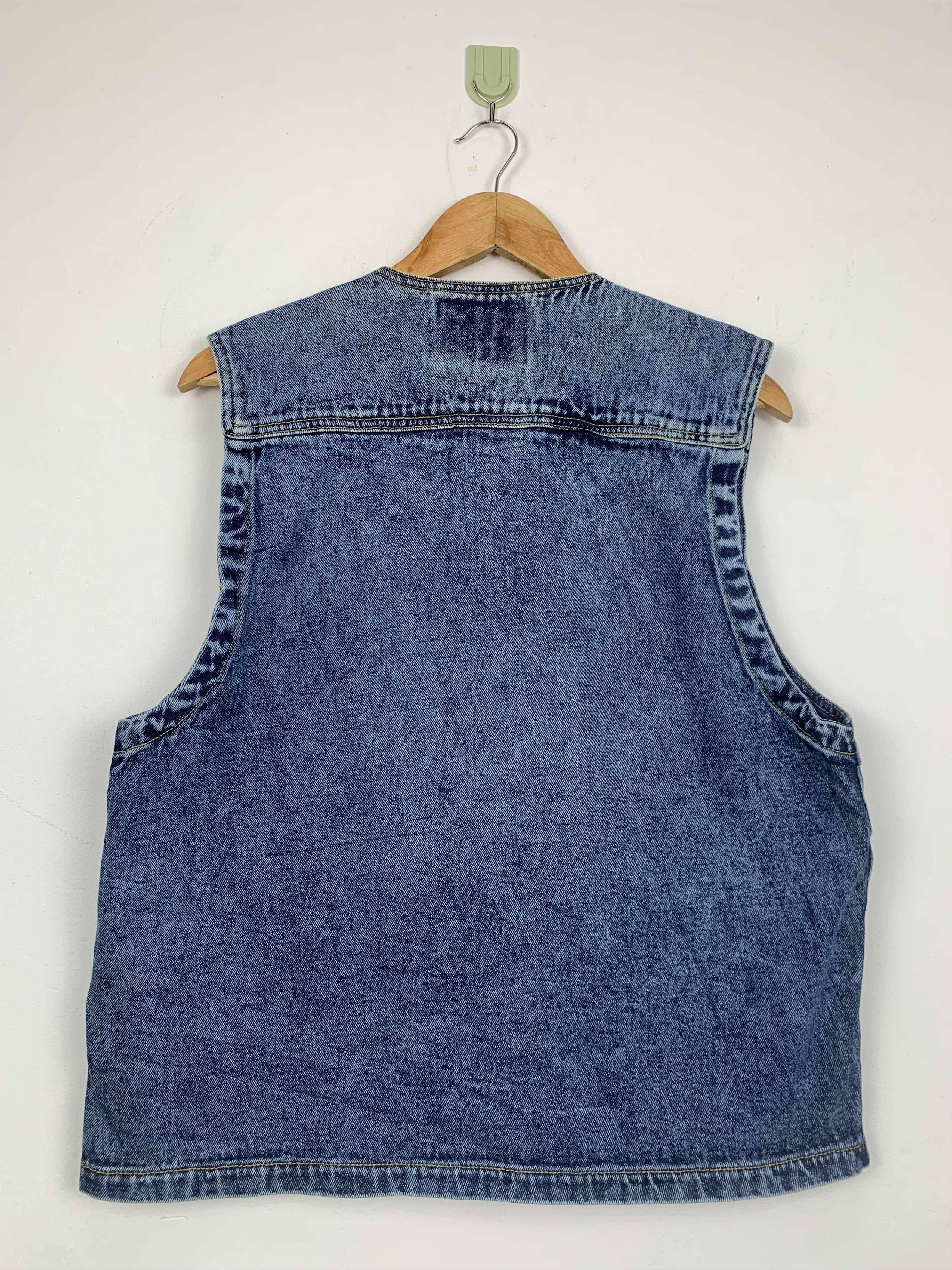 Japanese Brand × Vintage Vintage Japanese Brand Denim Vest Size US XL / EU 56 / 4 - 3 Thumbnail