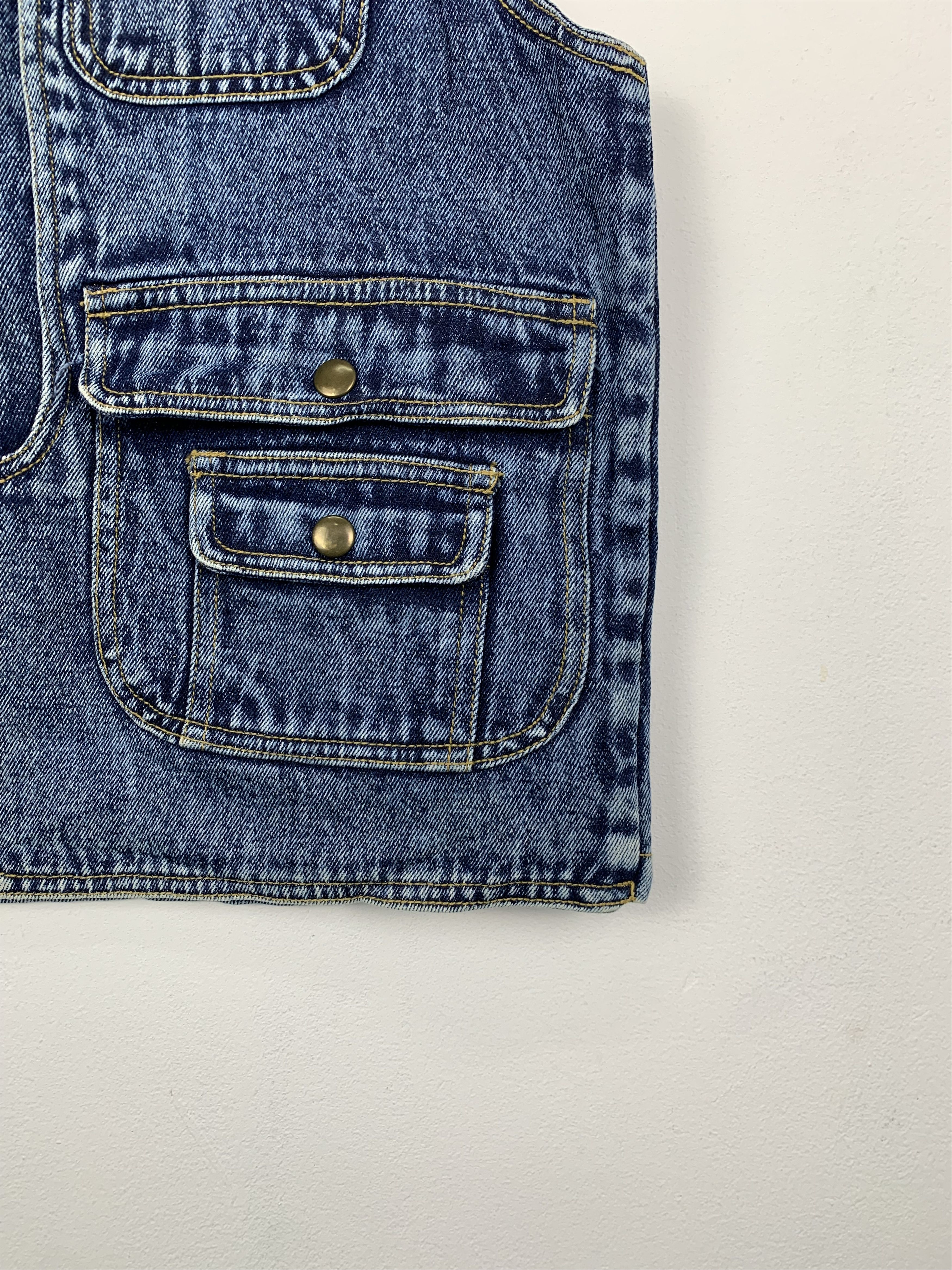 Japanese Brand × Vintage Vintage Japanese Brand Denim Vest Size US XL / EU 56 / 4 - 9 Thumbnail