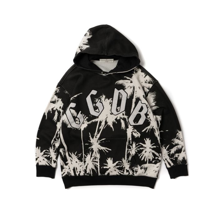 Golden Goose Golden goose GGDB logo hoodie with palm tree