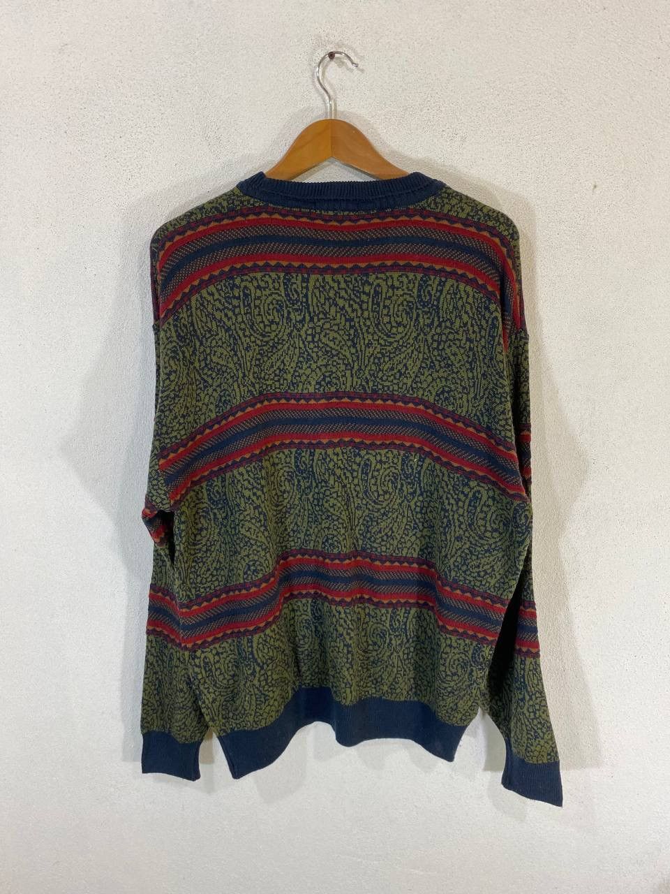 Japanese Brand Vintage Japanese Brands Knitwear Paisley Design Size US L / EU 52-54 / 3 - 2 Thumbnail