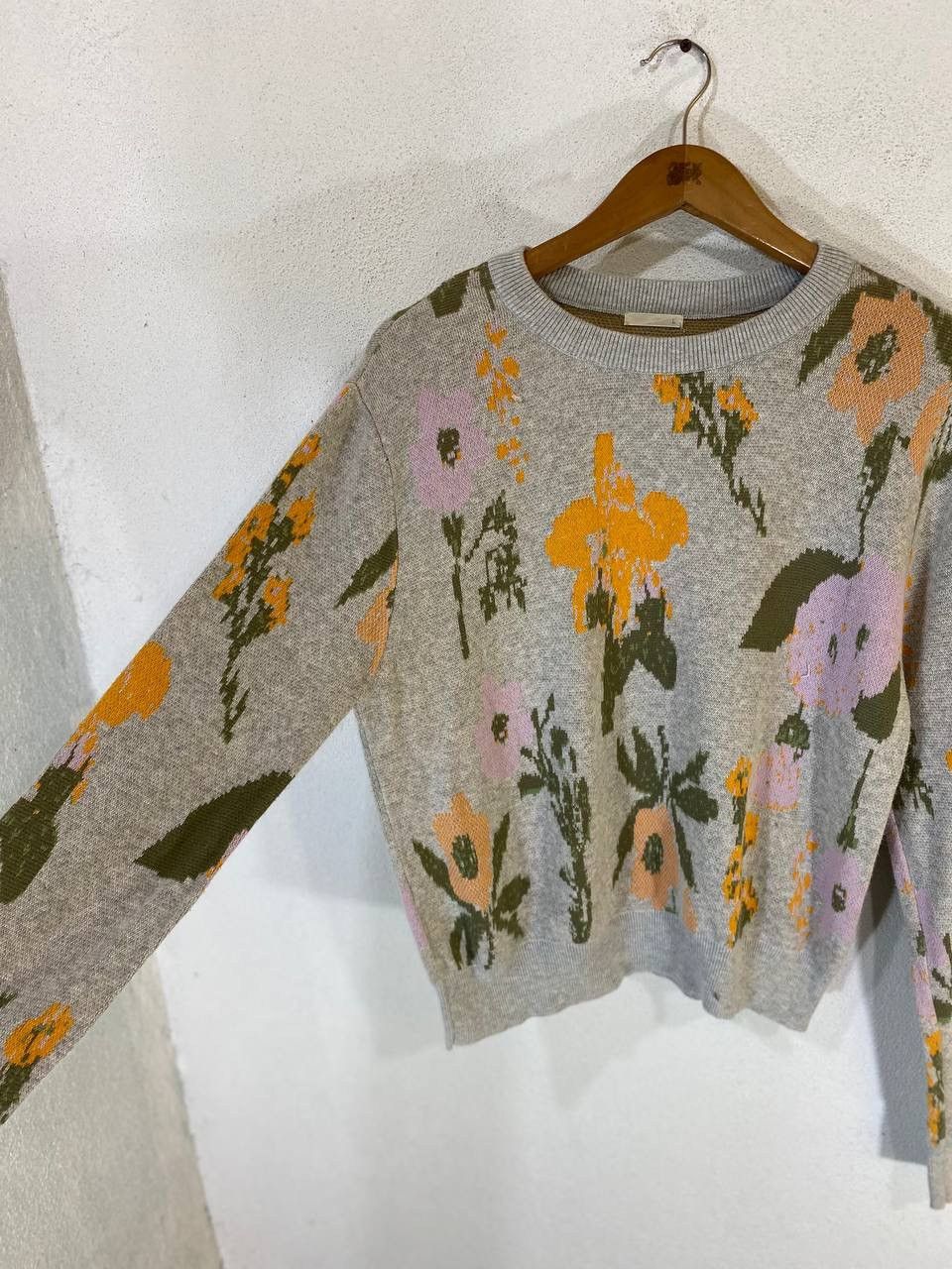 Japanese Brand Japanese Brands Knitwear Flower Design Size US L / EU 52-54 / 3 - 3 Thumbnail