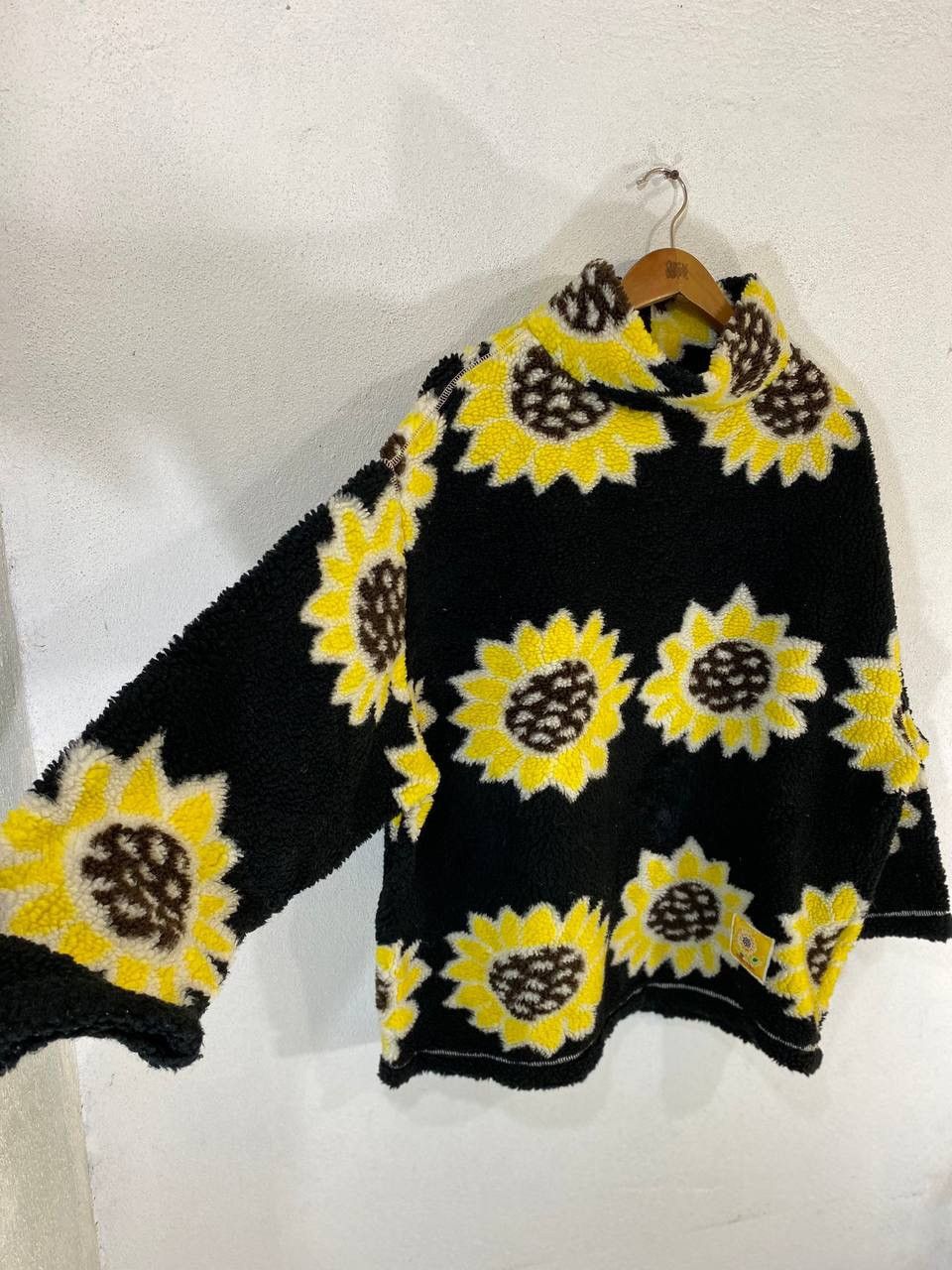 Ellesse Vintage Ellesse Sunflower Fleece Sweater Jaspo Nice Design Size US M / EU 48-50 / 2 - 3 Thumbnail