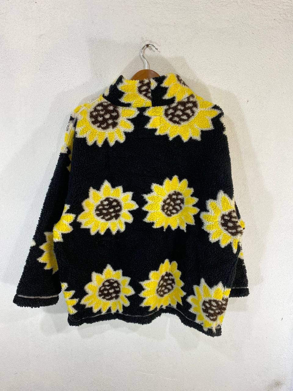 Ellesse Vintage Ellesse Sunflower Fleece Sweater Jaspo Nice Design Size US M / EU 48-50 / 2 - 2 Thumbnail