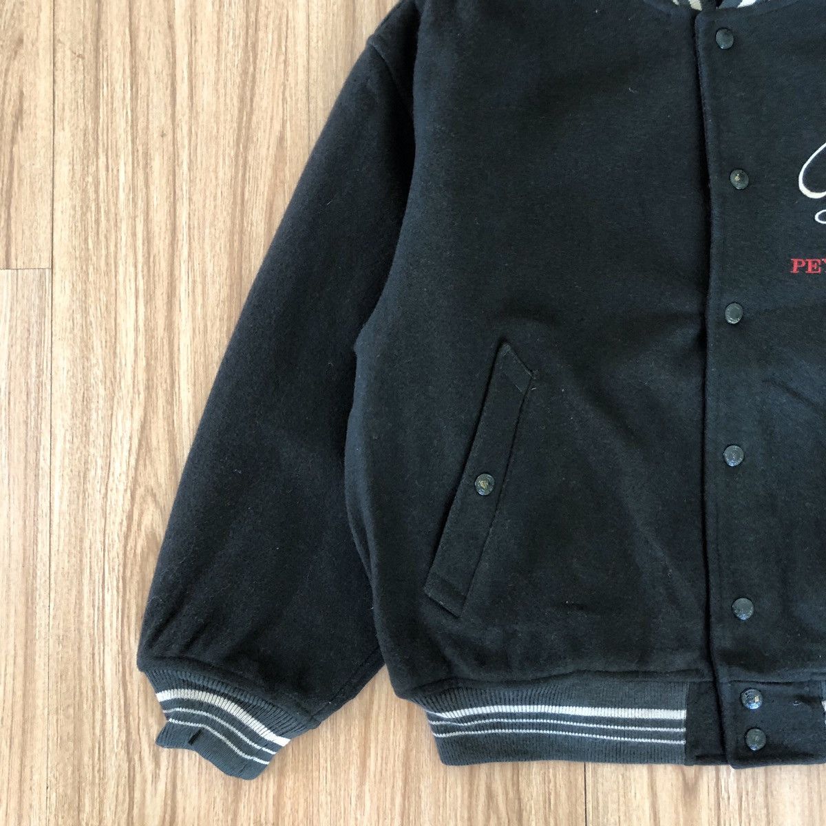 Other 🔥PEYTON PLACE EMBROIDERY WOOL VARSITY BOMBER JACKET Size M / US 6-8 / IT 42-44 - 5 Thumbnail