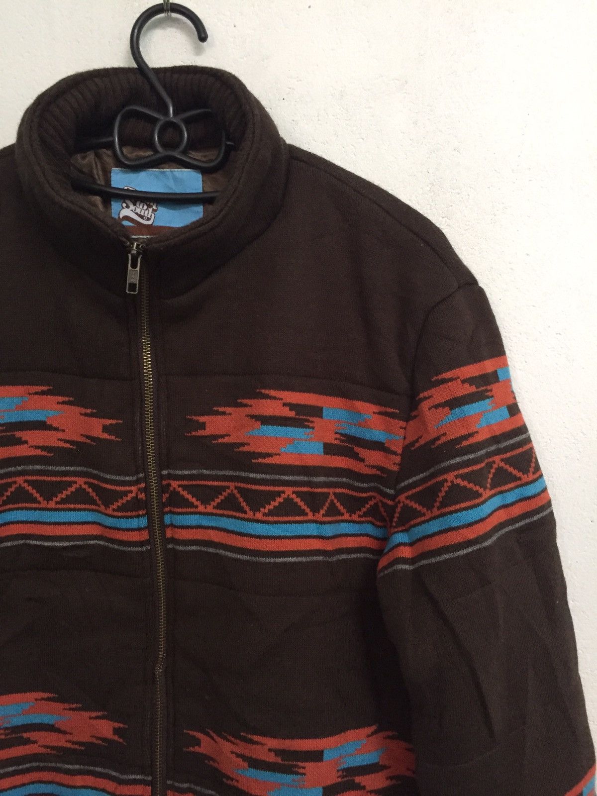 Japanese Brand Down to south soul of freedom art print zipper thick jacket Size US L / EU 52-54 / 3 - 2 Thumbnail