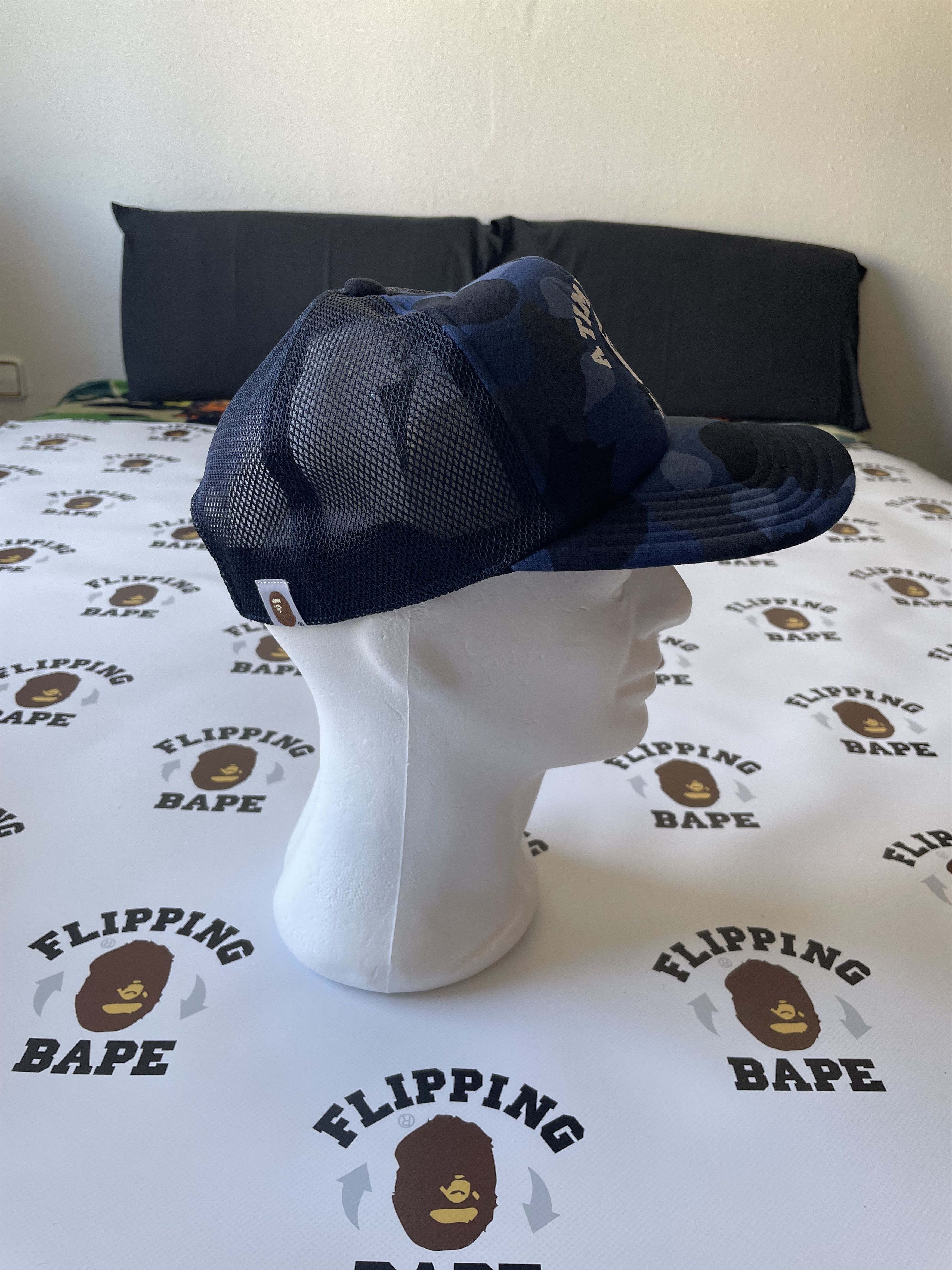 Bape BAPE X JJJJOUND COLOR CAMO COLLEGE MESH CAP Size ONE SIZE - 3 Thumbnail