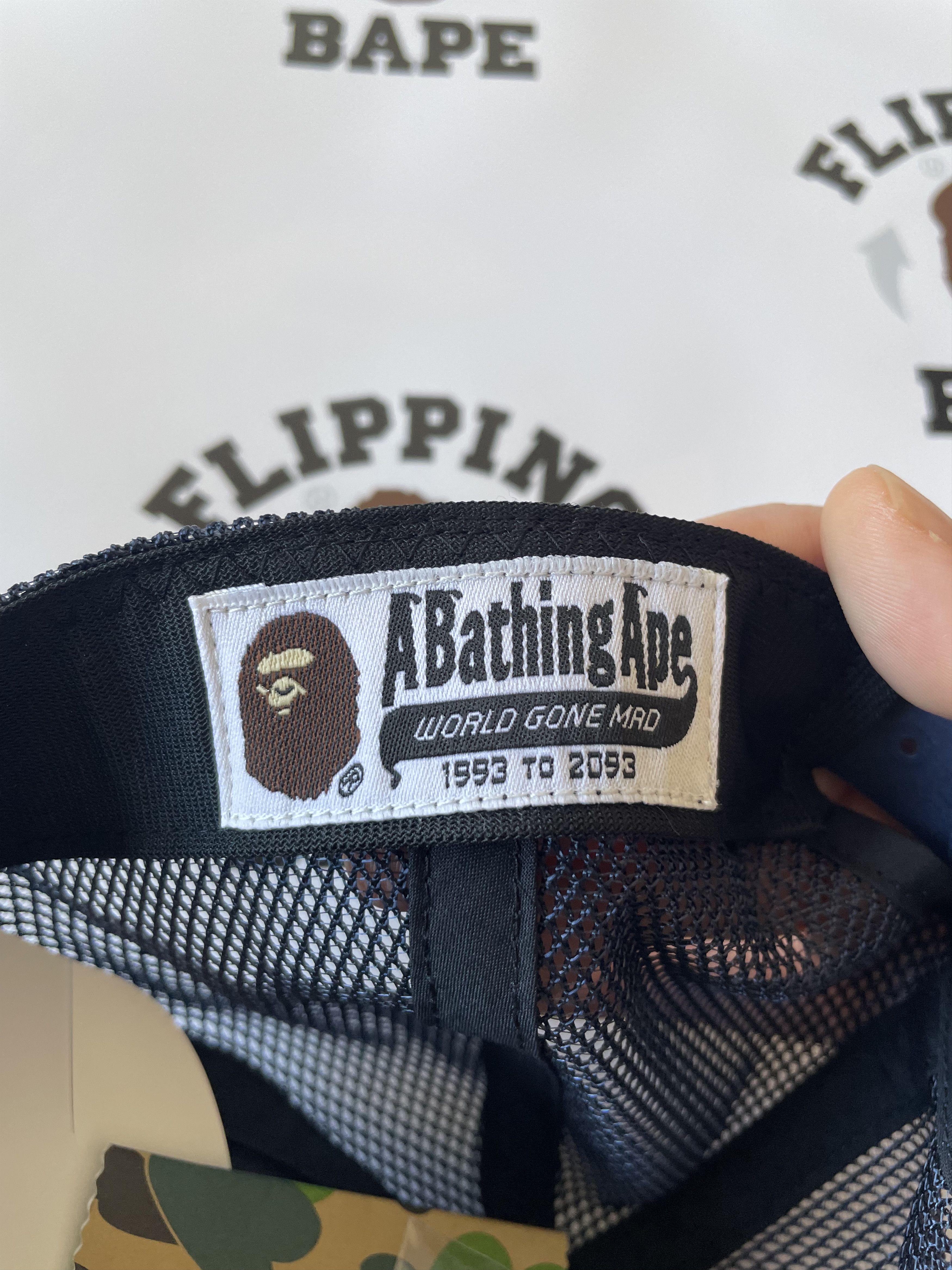 Bape BAPE X JJJJOUND COLOR CAMO COLLEGE MESH CAP Size ONE SIZE - 5 Thumbnail