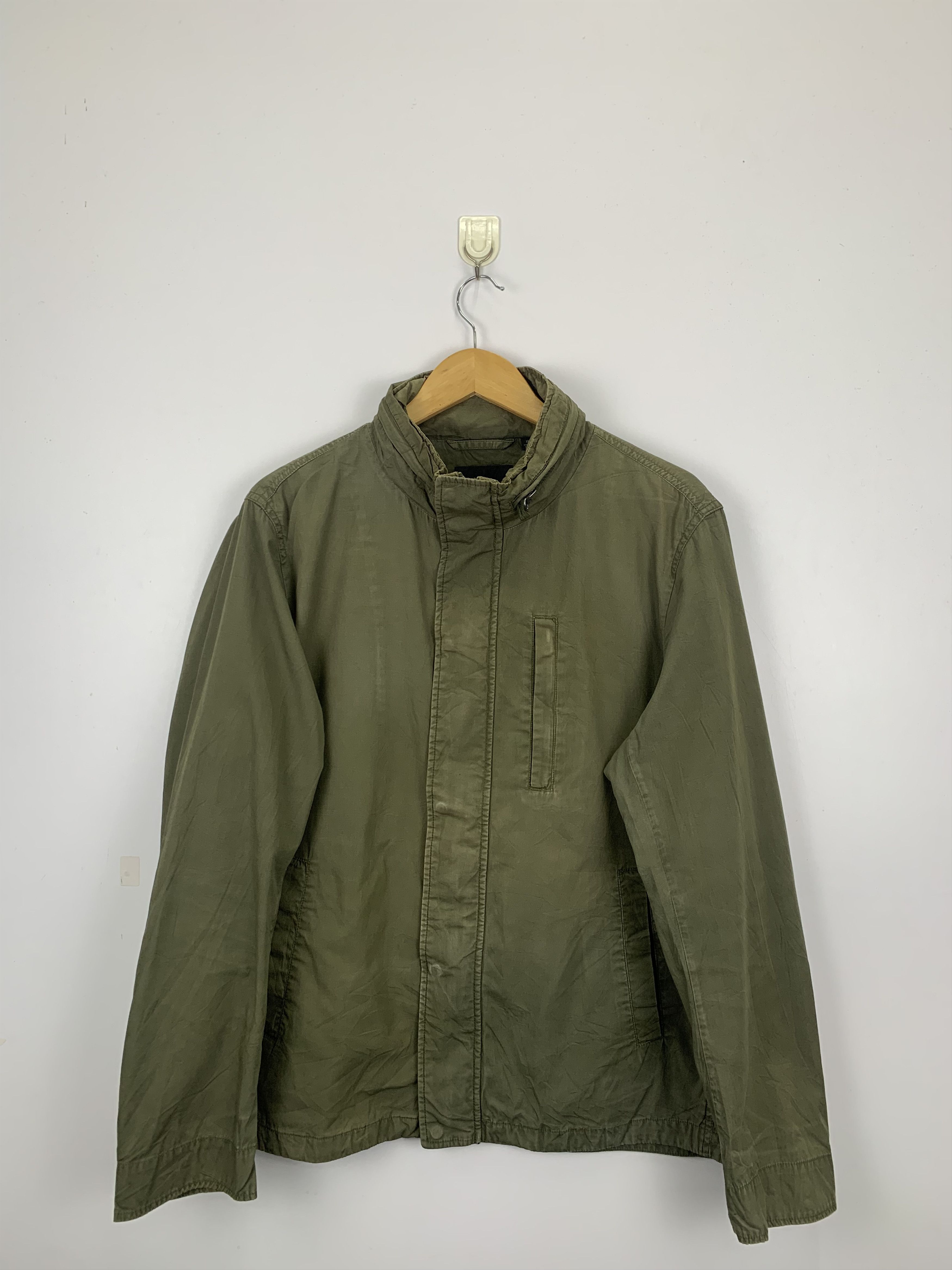 Uniqlo Vintage Japanese brand Uniqlo Bomber Zipper Jacket J0879 Size US XL / EU 56 / 4 - 1 Thumbnail
