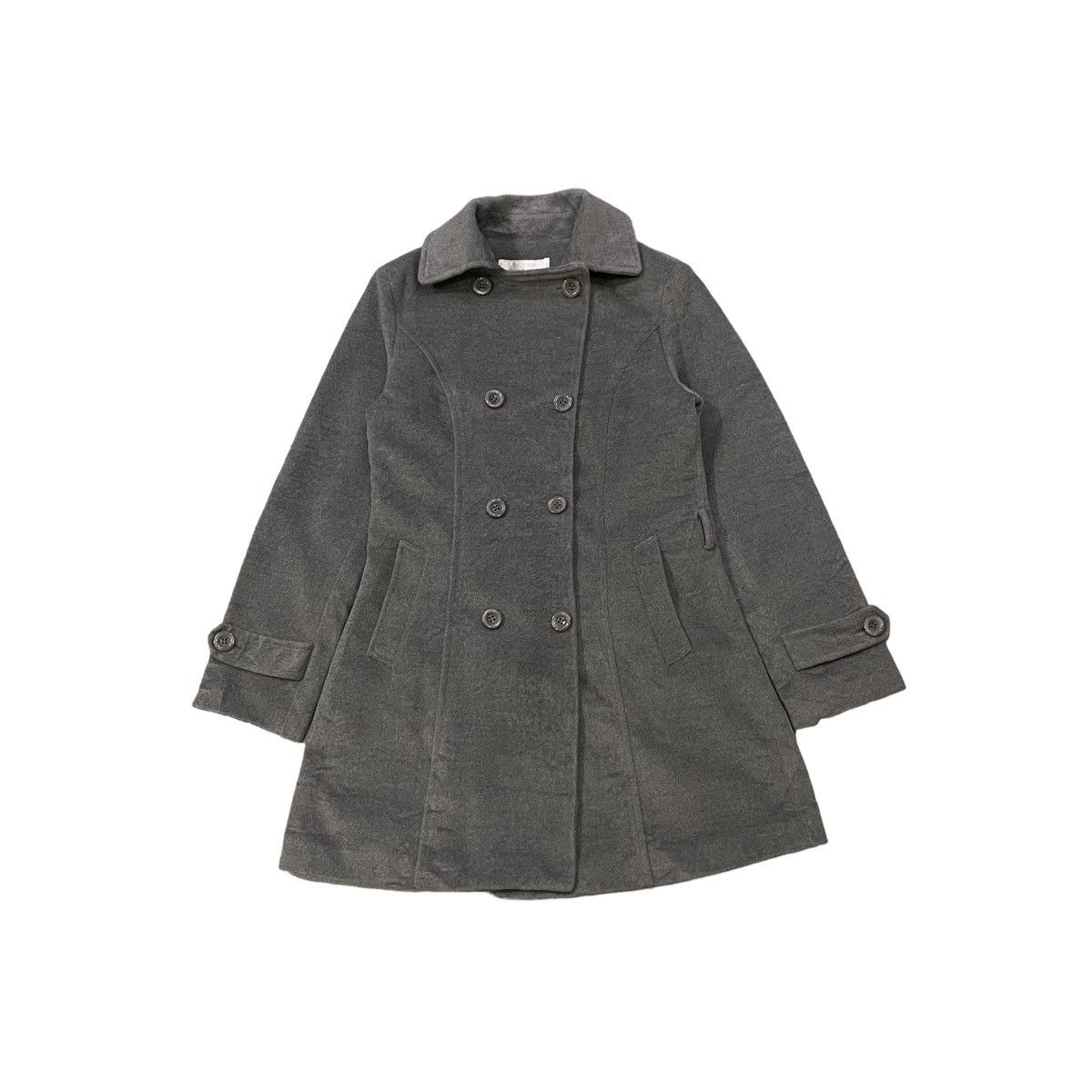 Max Mara Vintage Max Mara Wool Long Buttons Jacket Size S / US 4 / IT 40 - 1 Thumbnail