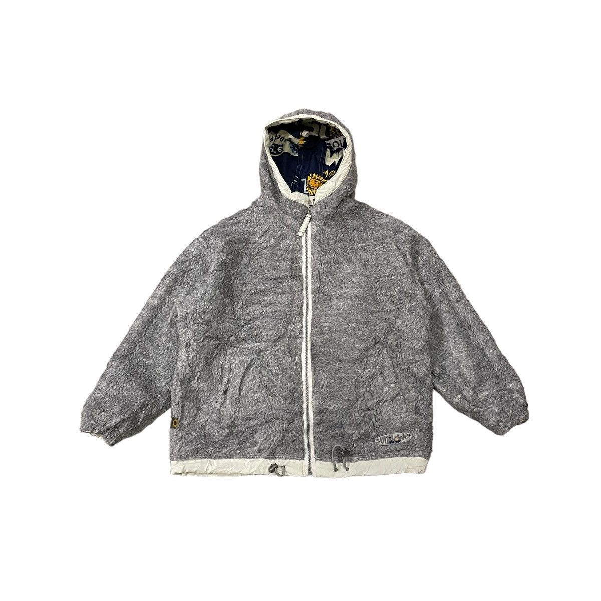 Ellesse Vintage 90’s Ellesse Sunflower Fullprint Reversible Jacket Size US M / EU 48-50 / 2 - 19 Thumbnail
