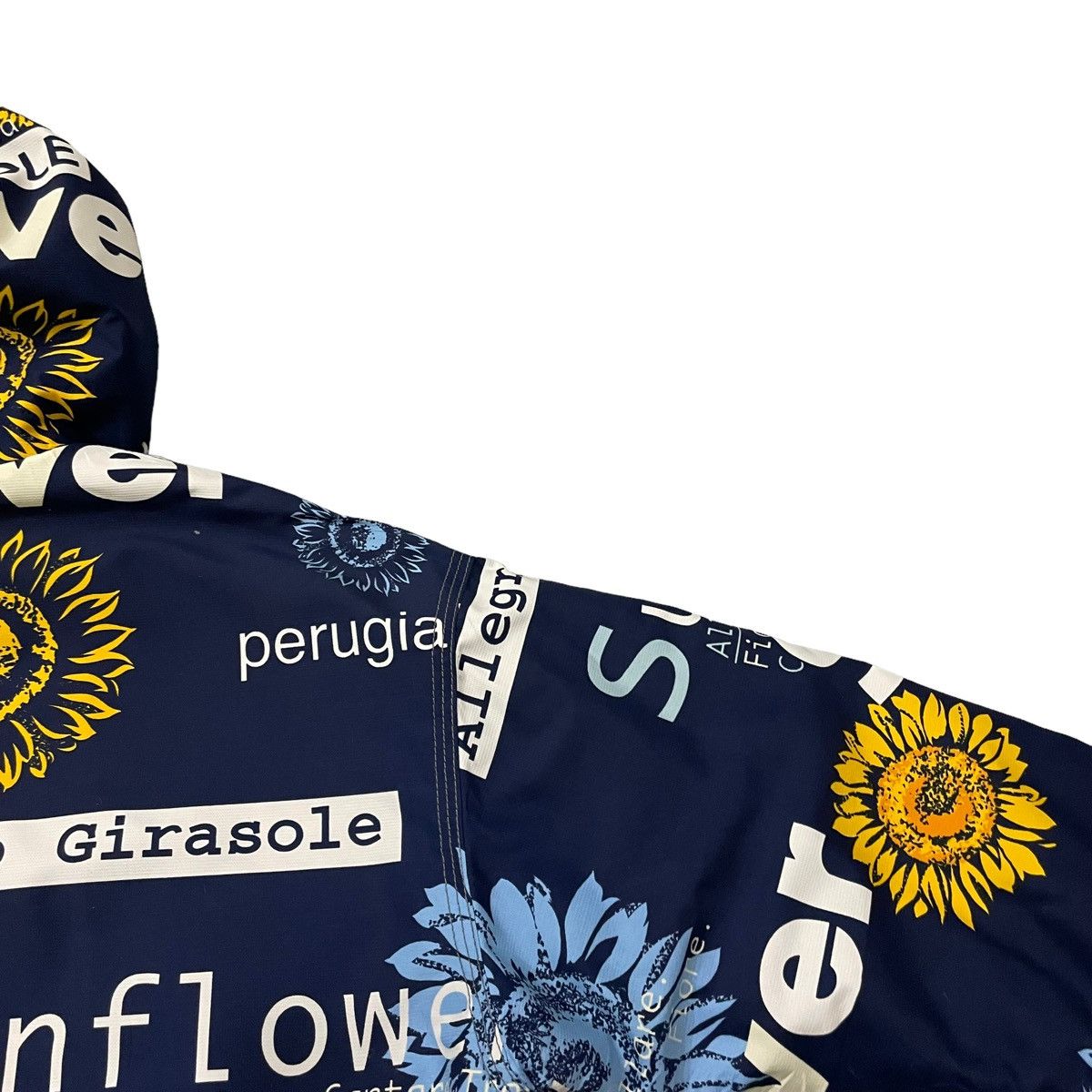 Ellesse Vintage 90’s Ellesse Sunflower Fullprint Reversible Jacket Size US M / EU 48-50 / 2 - 12 Thumbnail