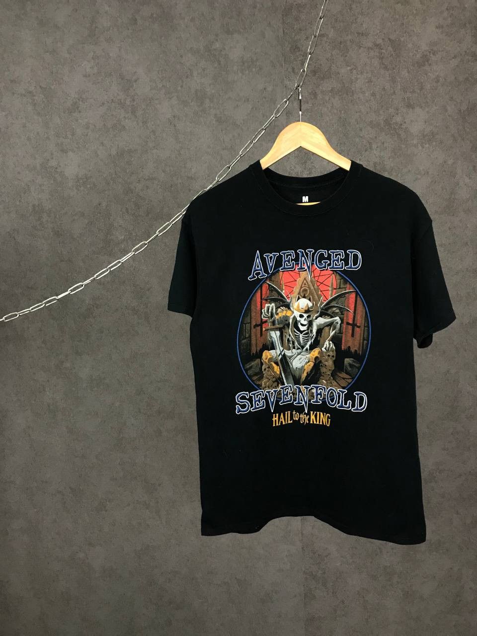 Band Tees Avenged Sevenfold hail to the king skulls rock band tee Size US M / EU 48-50 / 2 - 1 Thumbnail