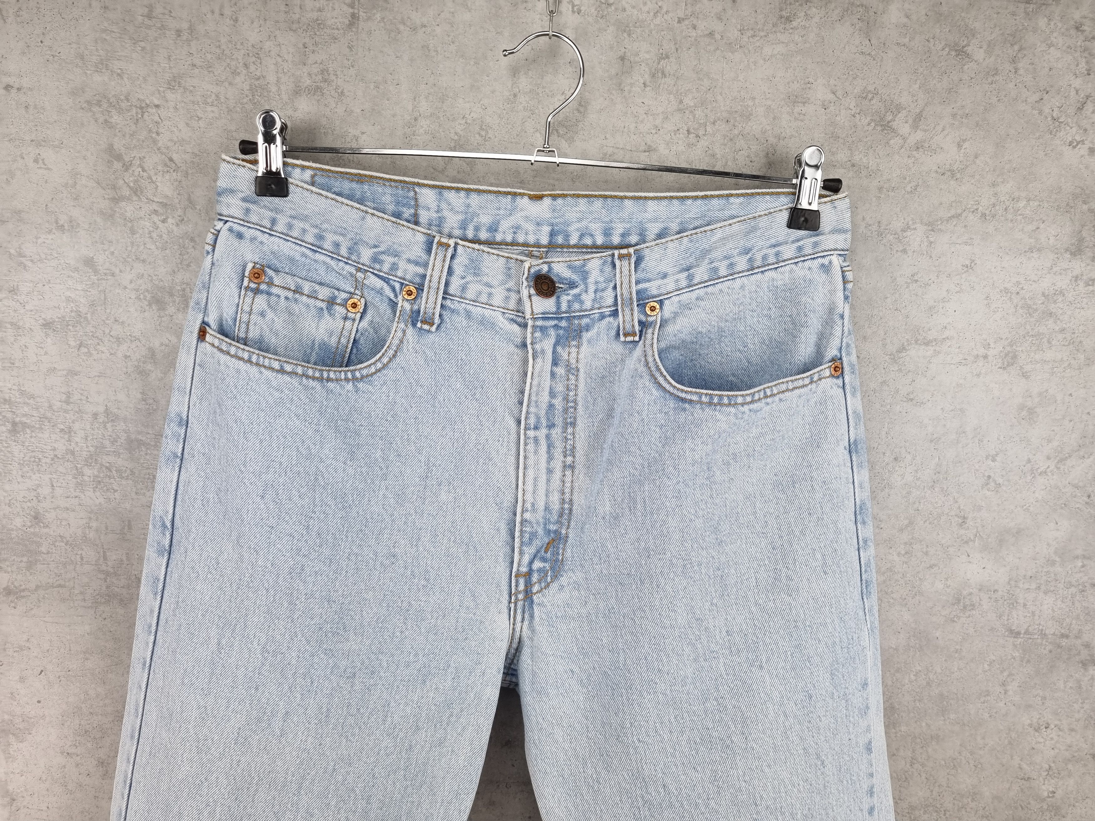Levi's × Levi's Vintage Clothing 90s LEVIS 615 Light Blue Vintage Jeans CHROME HEARTS fade Size US 32 / EU 48 - 5 Thumbnail