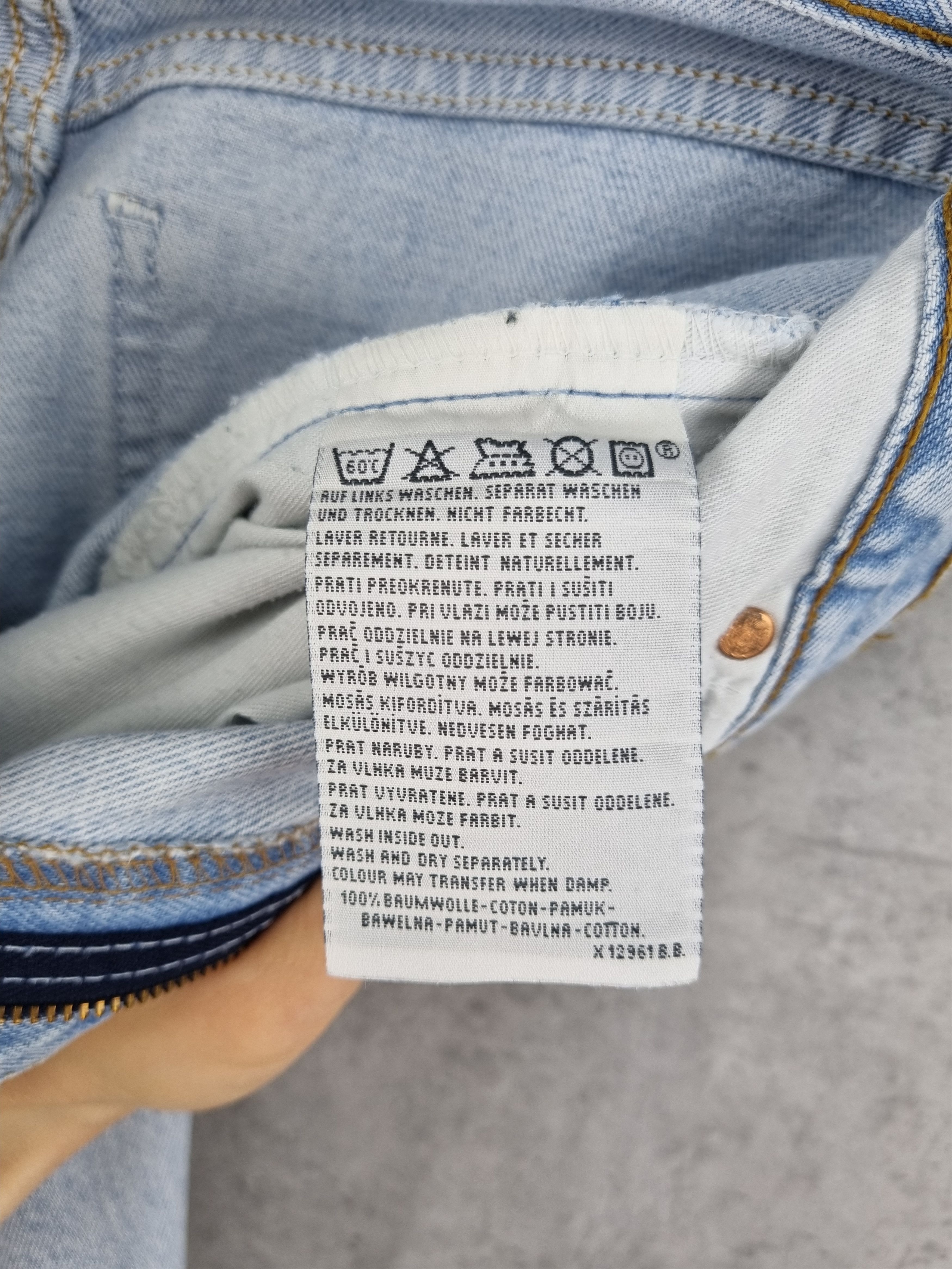 Levi's × Levi's Vintage Clothing 90s LEVIS 615 Light Blue Vintage Jeans CHROME HEARTS fade Size US 32 / EU 48 - 10 Thumbnail
