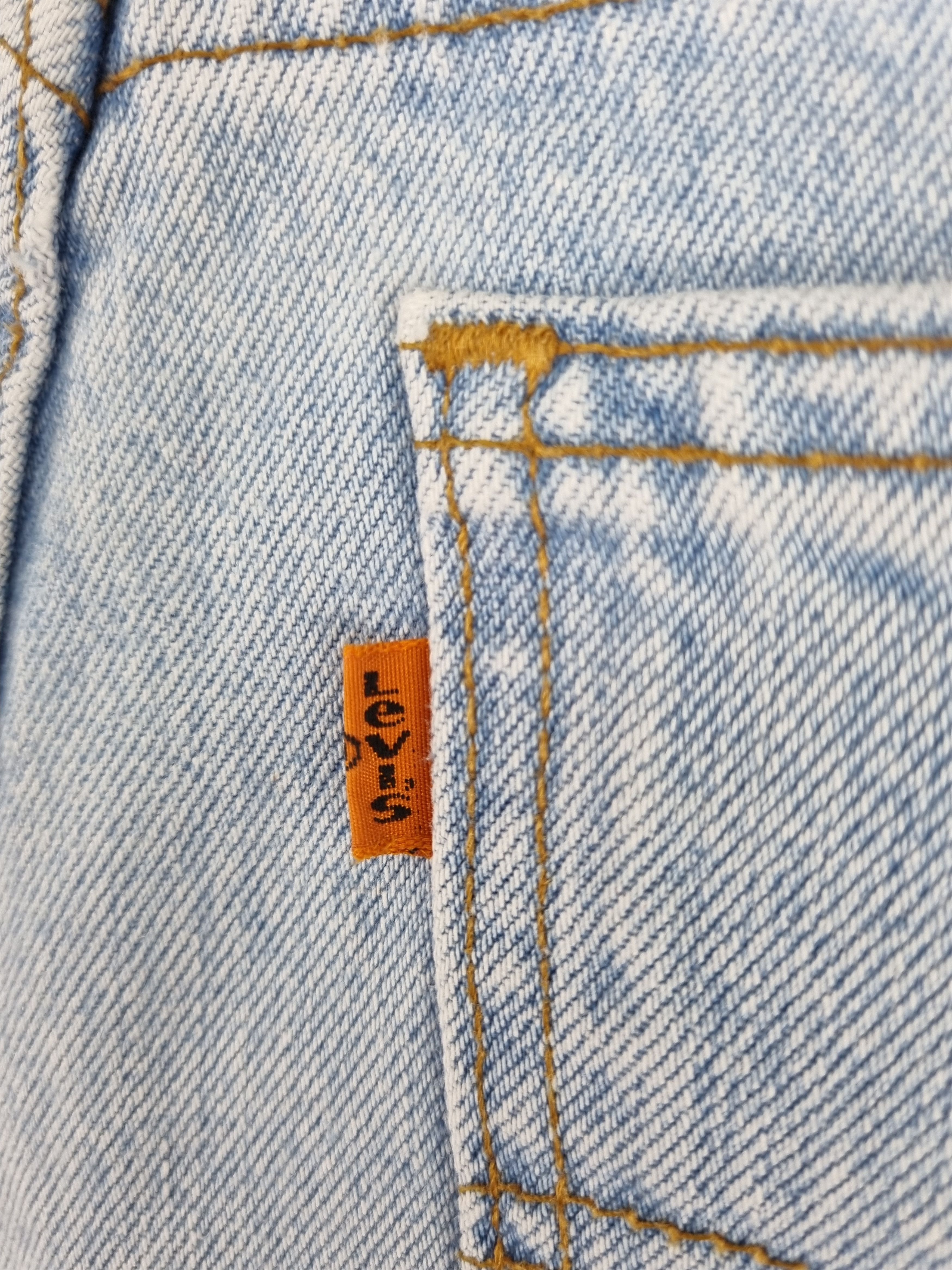 Levi's × Levi's Vintage Clothing 90s LEVIS 615 Light Blue Vintage Jeans CHROME HEARTS fade Size US 32 / EU 48 - 7 Thumbnail