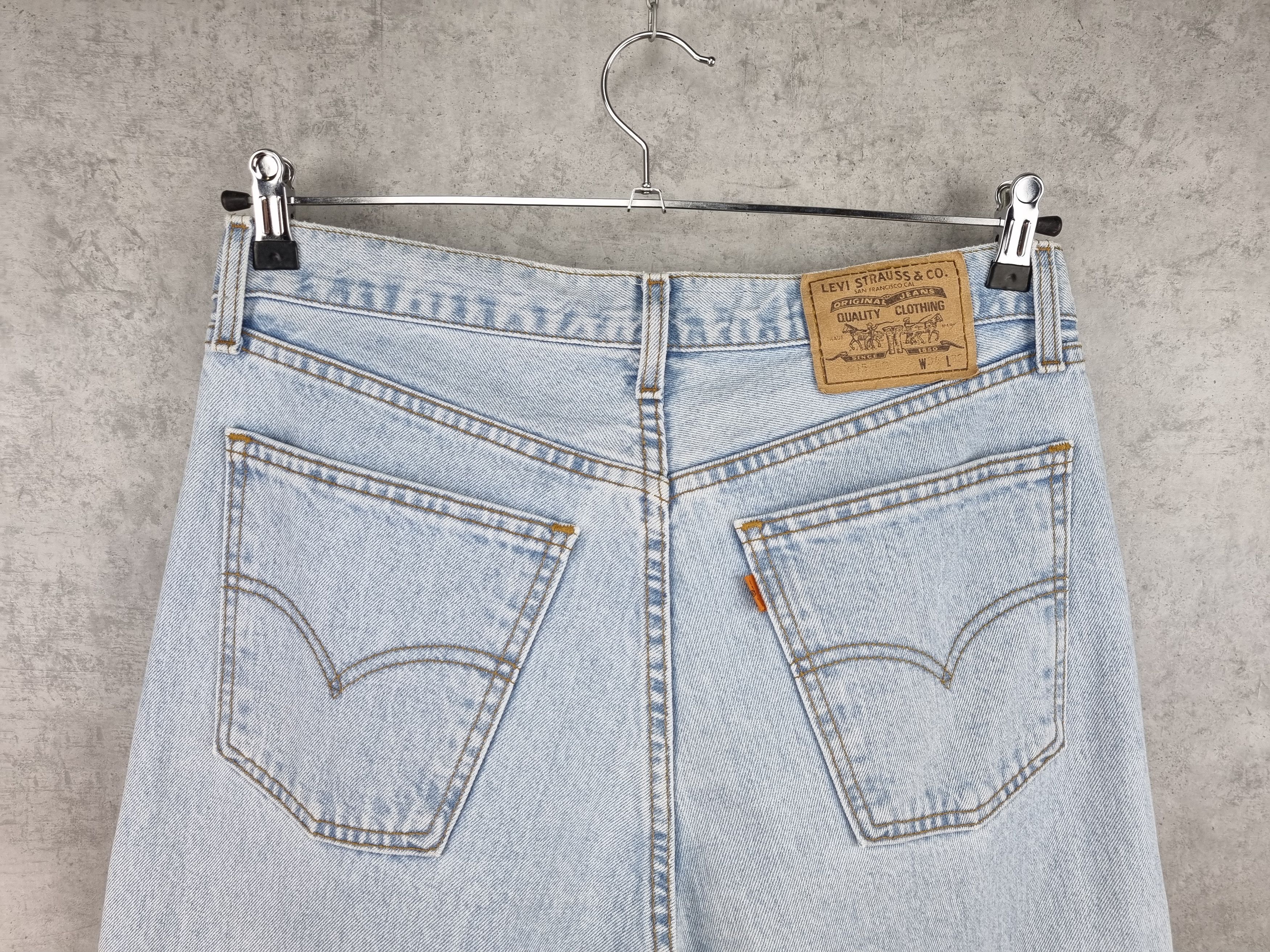 Levi's × Levi's Vintage Clothing 90s LEVIS 615 Light Blue Vintage Jeans CHROME HEARTS fade Size US 32 / EU 48 - 4 Thumbnail