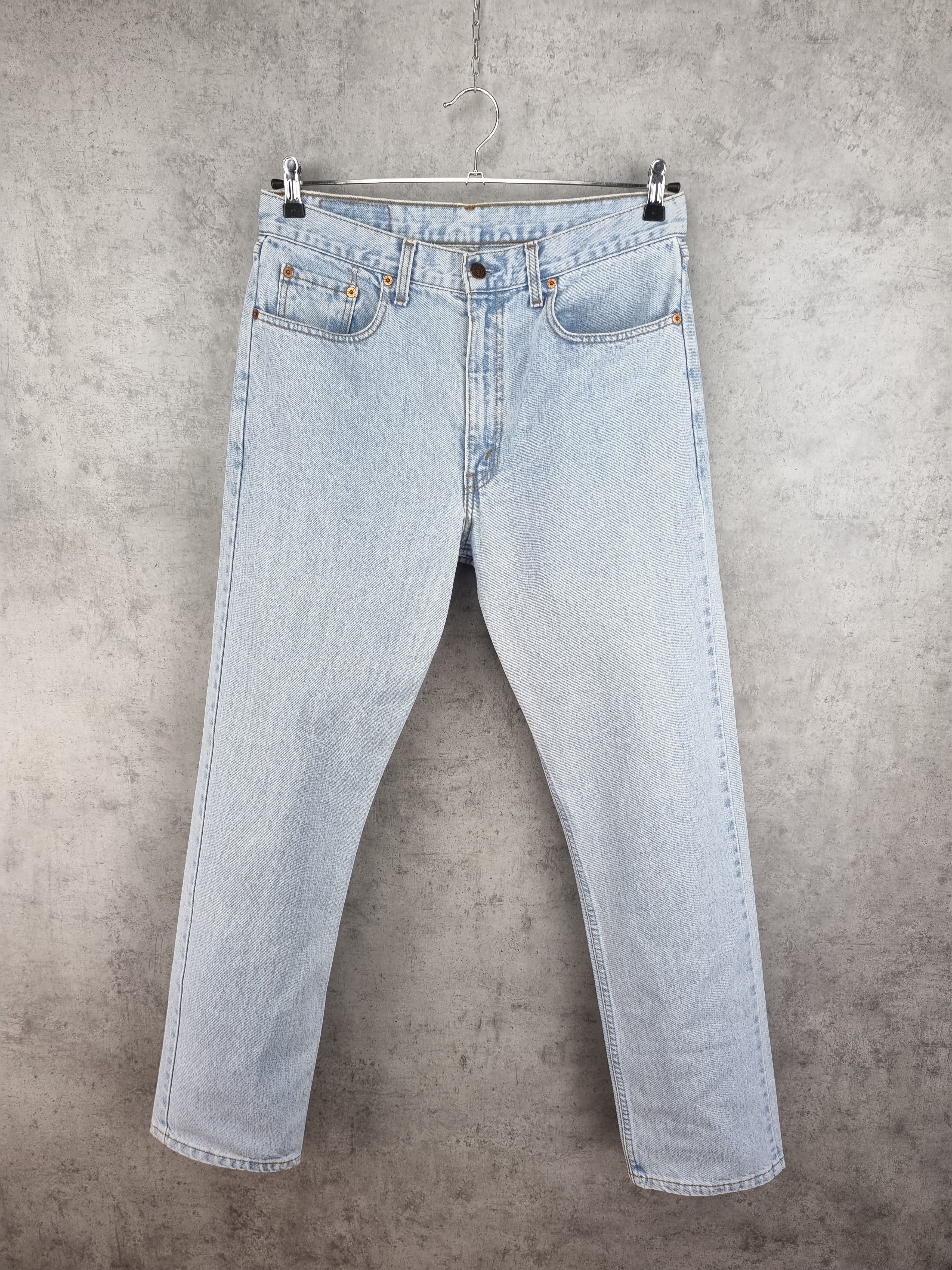 Levi's × Levi's Vintage Clothing 90s LEVIS 615 Light Blue Vintage Jeans CHROME HEARTS fade Size US 32 / EU 48 - 2 Thumbnail