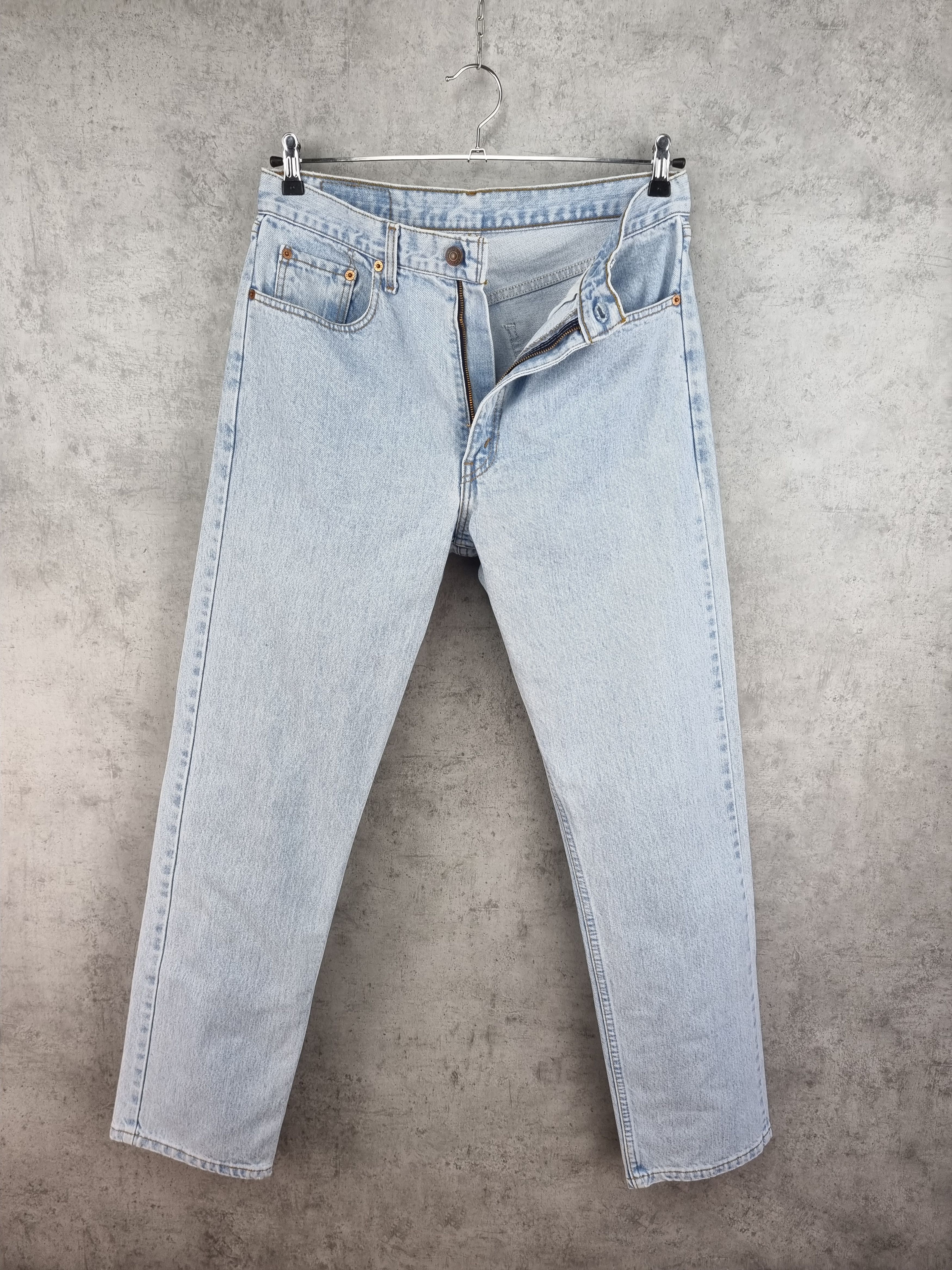 Levi's × Levi's Vintage Clothing 90s LEVIS 615 Light Blue Vintage Jeans CHROME HEARTS fade Size US 32 / EU 48 - 3 Thumbnail