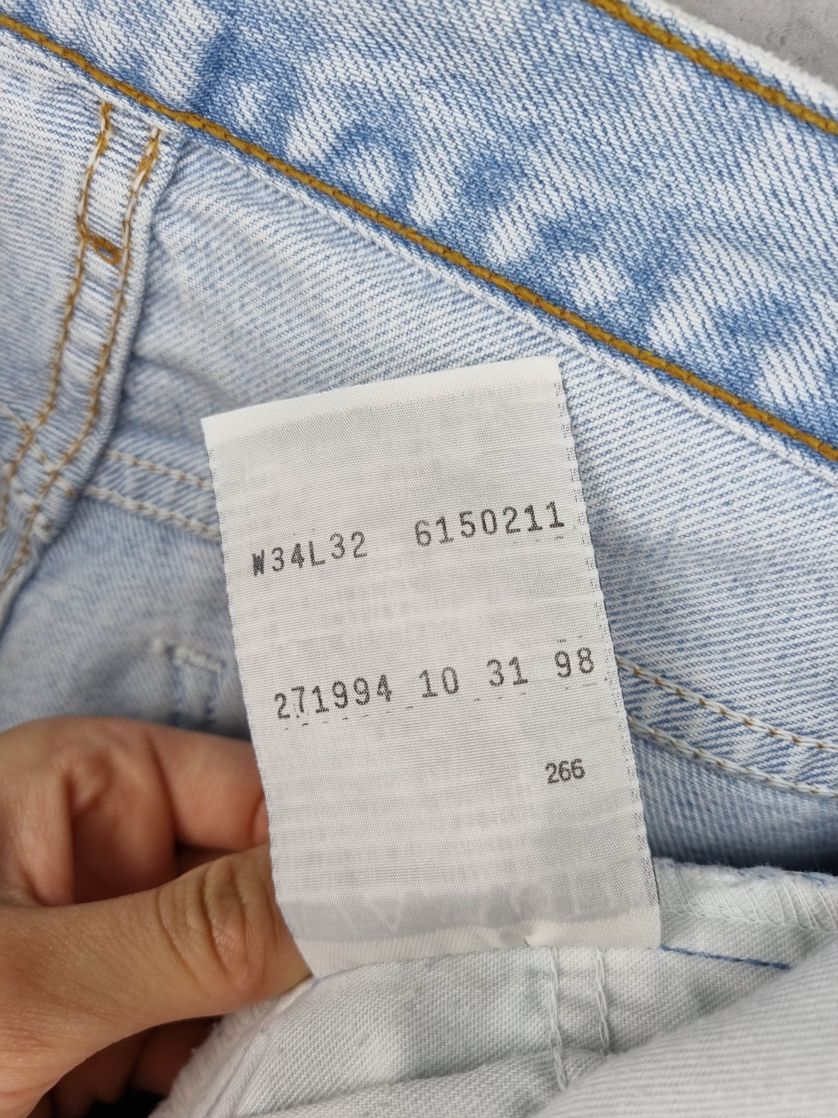 Levi's × Levi's Vintage Clothing 90s LEVIS 615 Light Blue Vintage Jeans CHROME HEARTS fade Size US 32 / EU 48 - 9 Thumbnail