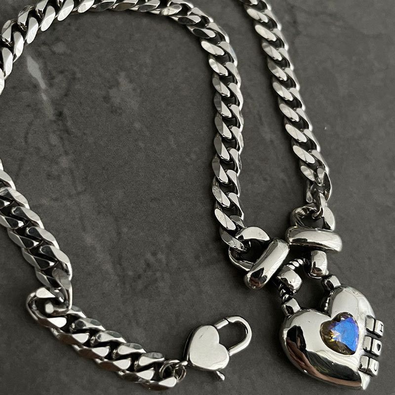 Jewelry Sweet Love Lock Necklace Size ONE SIZE - 3 Thumbnail