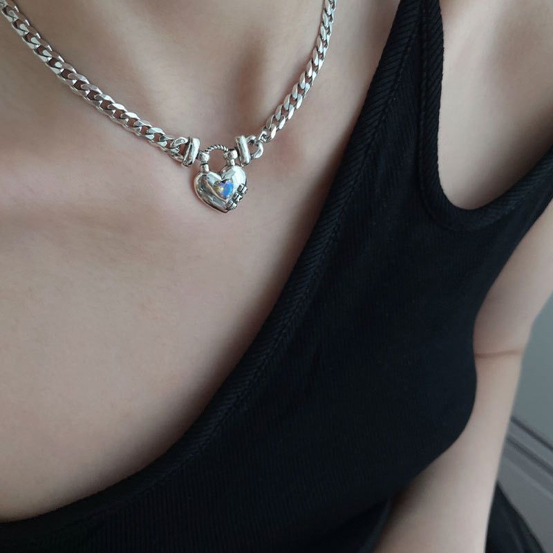 Jewelry Sweet Love Lock Necklace Size ONE SIZE - 2 Thumbnail
