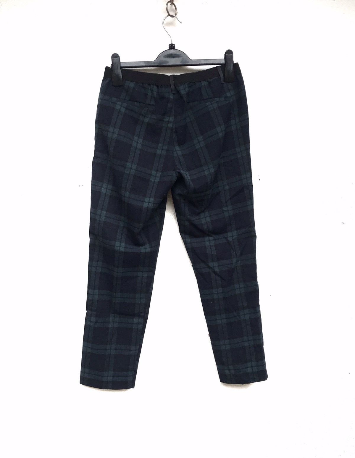 Japanese Brand 🔥Navy Check Casual Pants Size US 28 / EU 44 - 2 Thumbnail