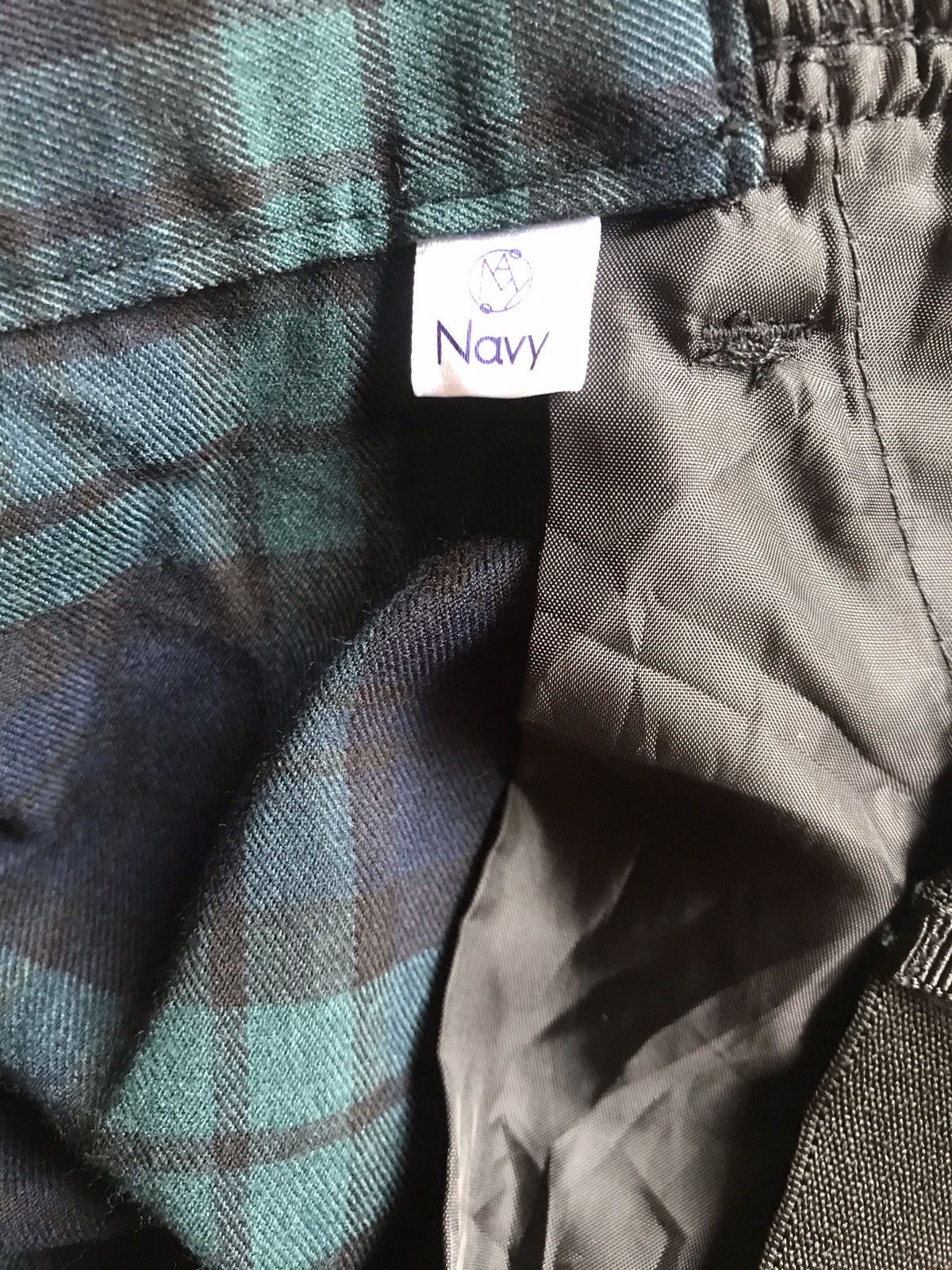 Japanese Brand 🔥Navy Check Casual Pants Size US 28 / EU 44 - 3 Thumbnail