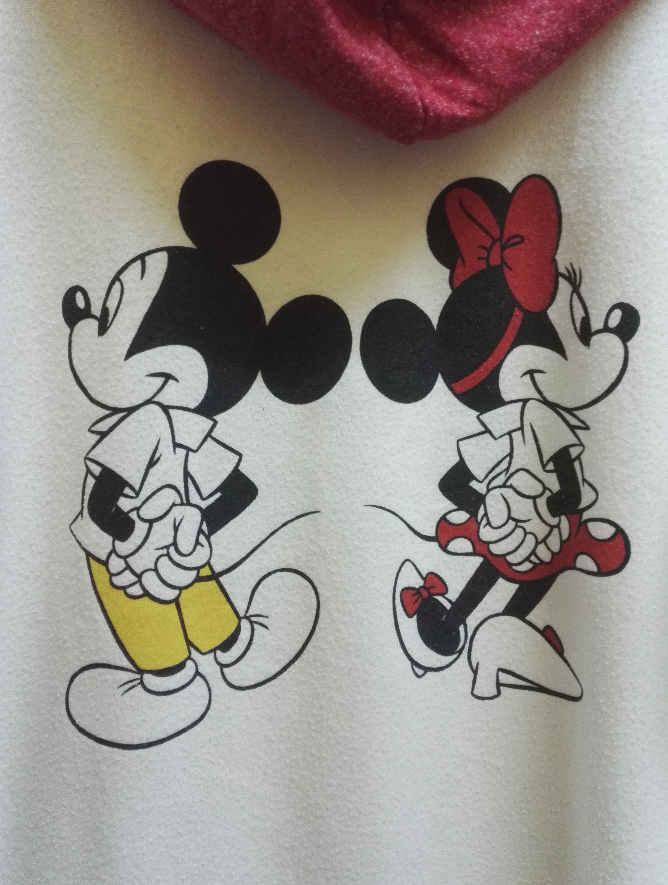 Disney Mickey and Minnie Hoodie Nice Design Full Print Size US M / EU 48-50 / 2 - 4 Thumbnail