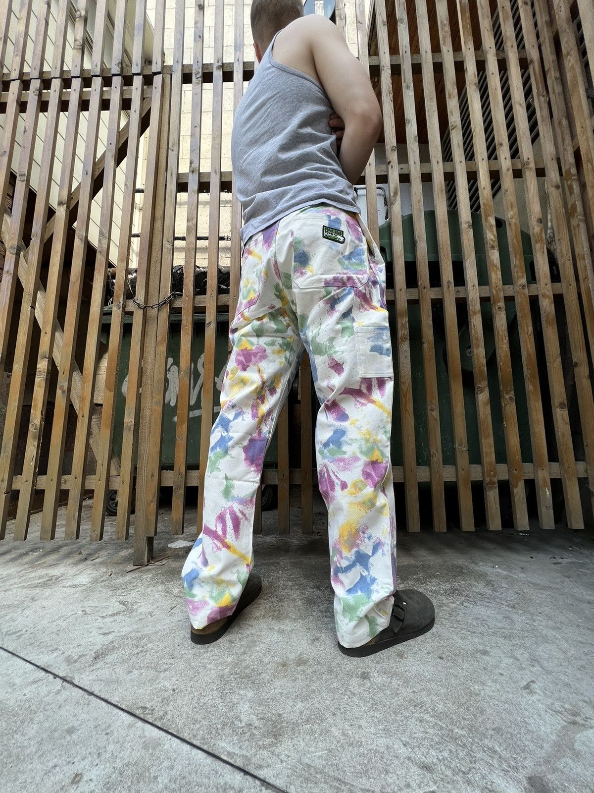 Brain Dead Brain Dead Carpenter Pants WASHED HARD/SOFTWARE WEAR Size US 34 / EU 50 - 2 Thumbnail
