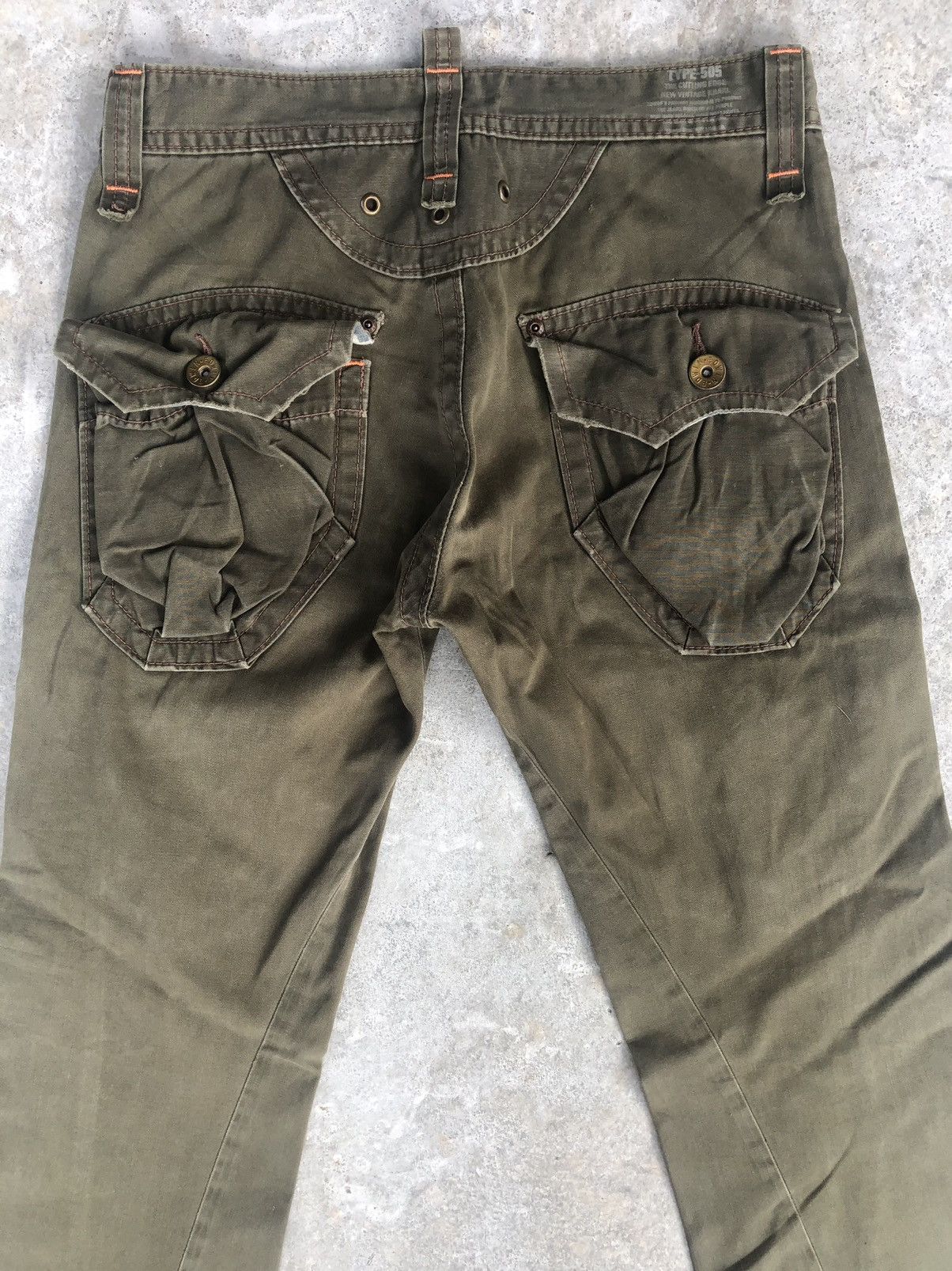Edwin Edwin 505 Khaki Cargo Pants Tactical Multipocket Size US 30 / EU 46 - 10 Thumbnail
