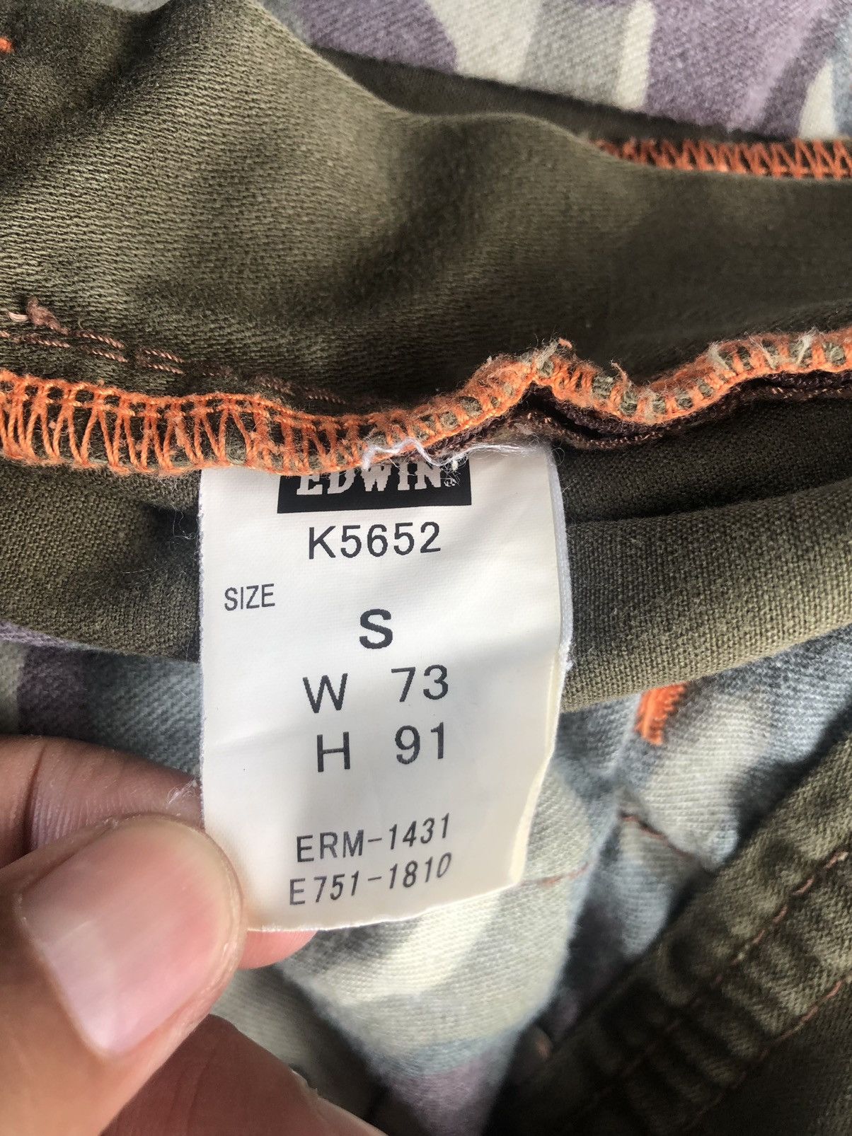 Edwin Edwin 505 Khaki Cargo Pants Tactical Multipocket Size US 30 / EU 46 - 17 Thumbnail