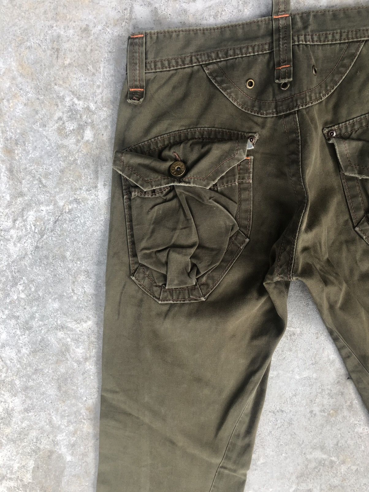 Edwin Edwin 505 Khaki Cargo Pants Tactical Multipocket Size US 30 / EU 46 - 11 Thumbnail