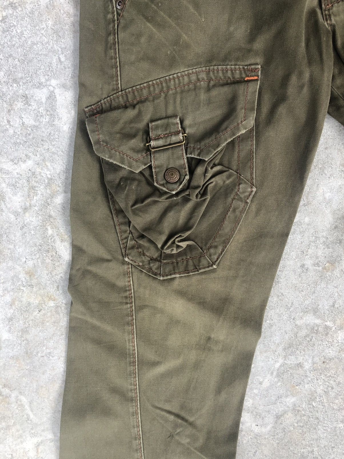 Edwin Edwin 505 Khaki Cargo Pants Tactical Multipocket Size US 30 / EU 46 - 6 Thumbnail