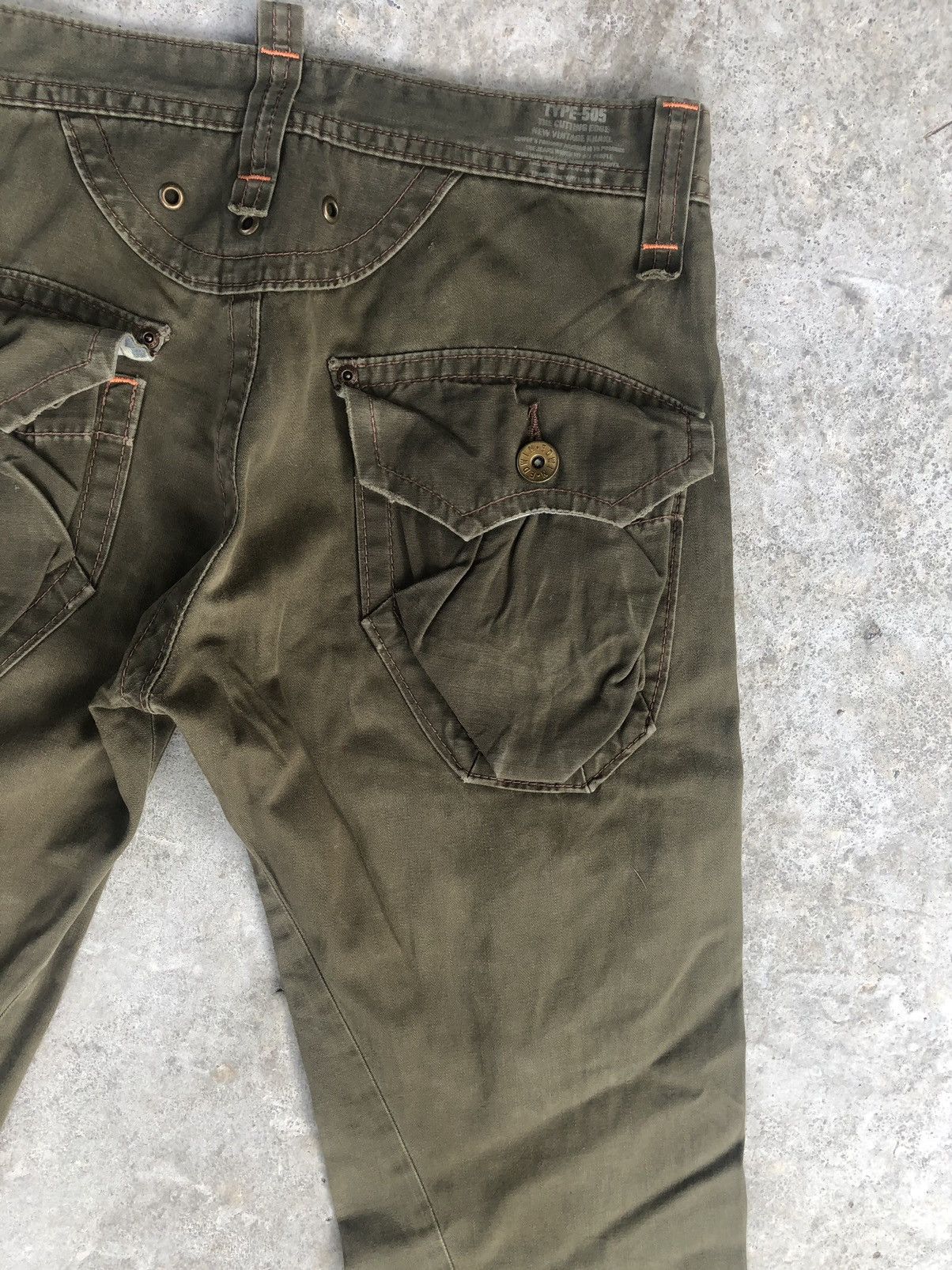 Edwin Edwin 505 Khaki Cargo Pants Tactical Multipocket Size US 30 / EU 46 - 12 Thumbnail