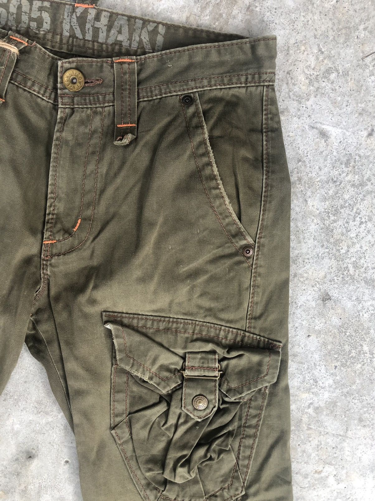 Edwin Edwin 505 Khaki Cargo Pants Tactical Multipocket Size US 30 / EU 46 - 5 Thumbnail