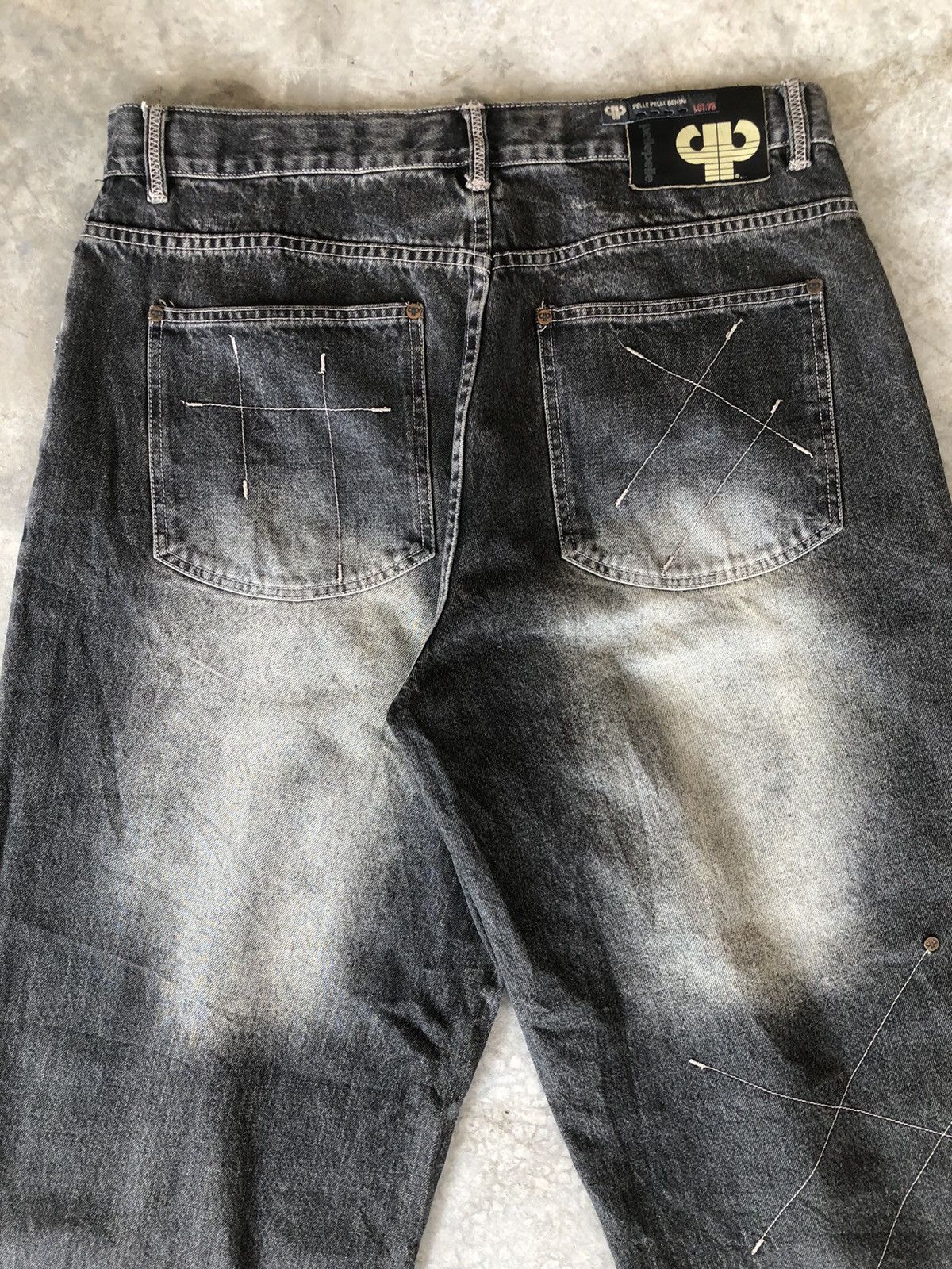 Pelle Pelle Pelle Pelle Distressed Denim hip hop Baggy Jeans Size US 36 / EU 52 - 8 Thumbnail