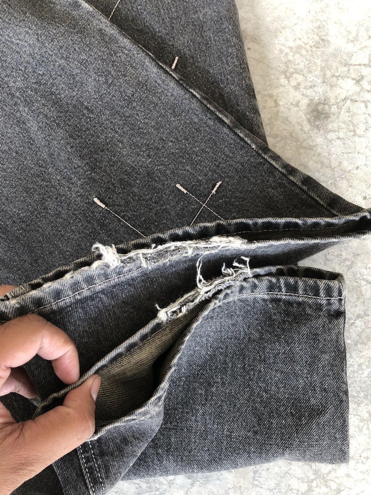 Pelle Pelle Pelle Pelle Distressed Denim hip hop Baggy Jeans Size US 36 / EU 52 - 11 Thumbnail