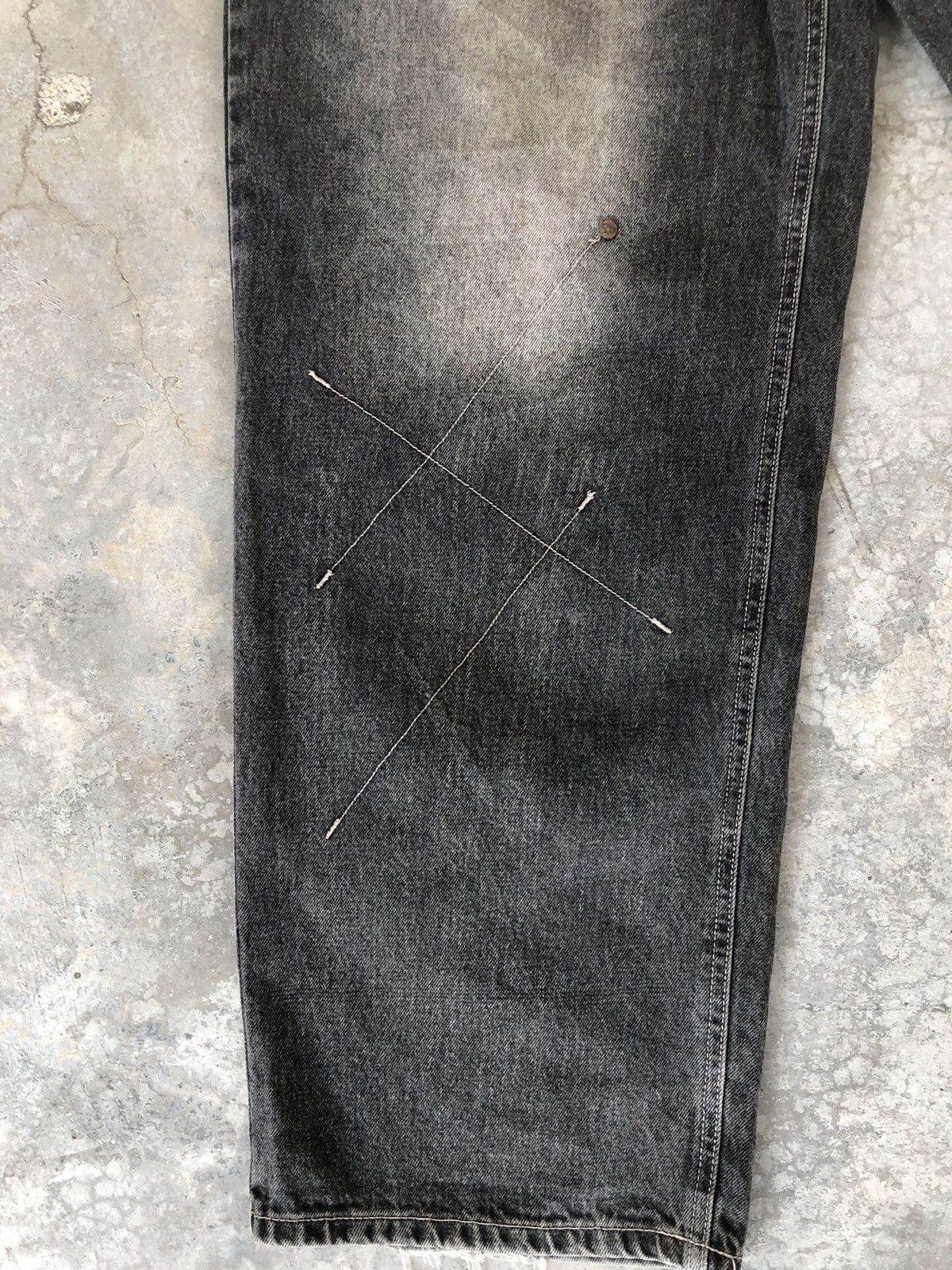 Pelle Pelle Pelle Pelle Distressed Denim hip hop Baggy Jeans Size US 36 / EU 52 - 5 Thumbnail