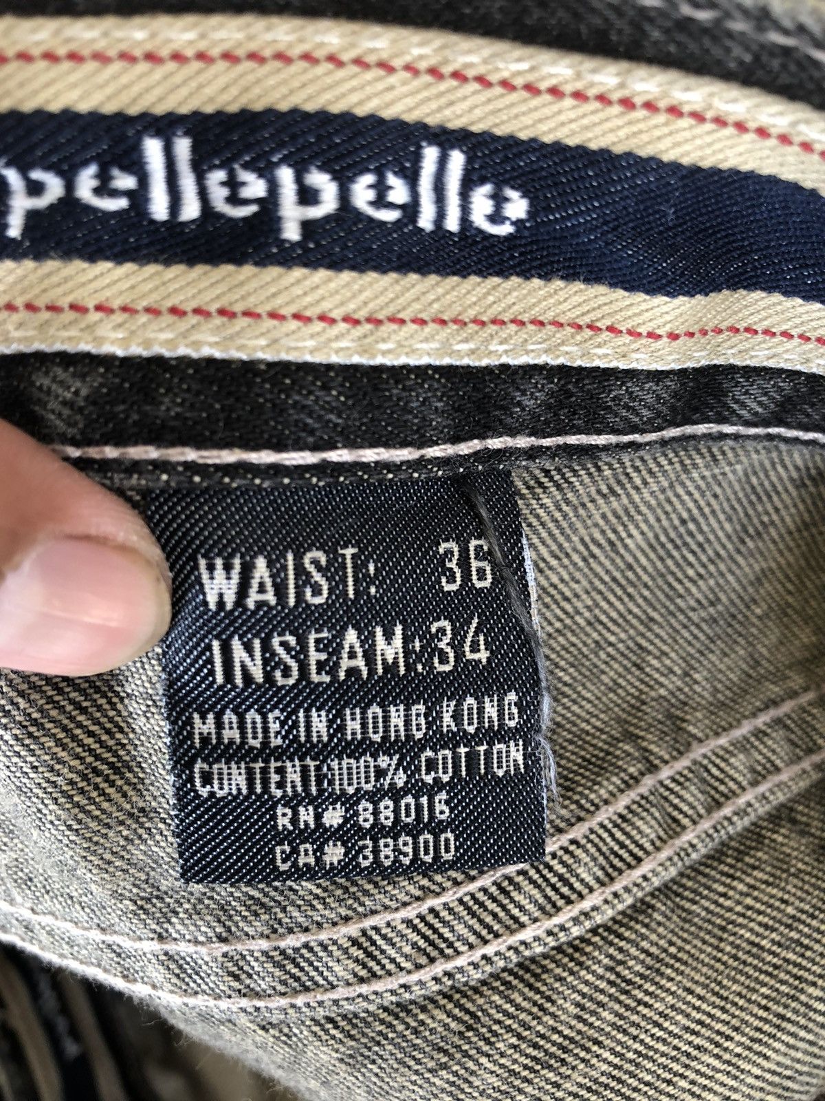Pelle Pelle Pelle Pelle Distressed Denim hip hop Baggy Jeans Size US 36 / EU 52 - 13 Thumbnail