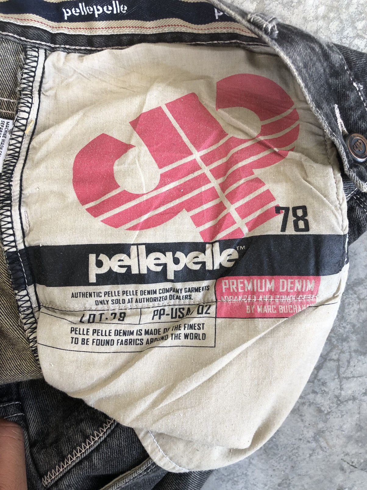 Pelle Pelle Pelle Pelle Distressed Denim hip hop Baggy Jeans Size US 36 / EU 52 - 15 Thumbnail