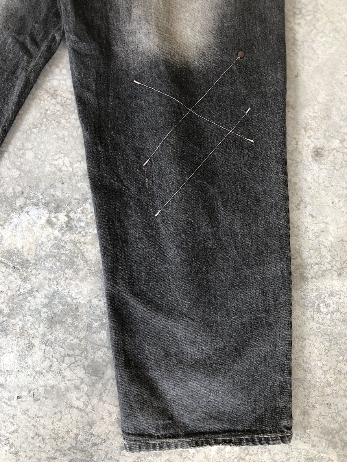 Pelle Pelle Pelle Pelle Distressed Denim hip hop Baggy Jeans Size US 36 / EU 52 - 10 Thumbnail